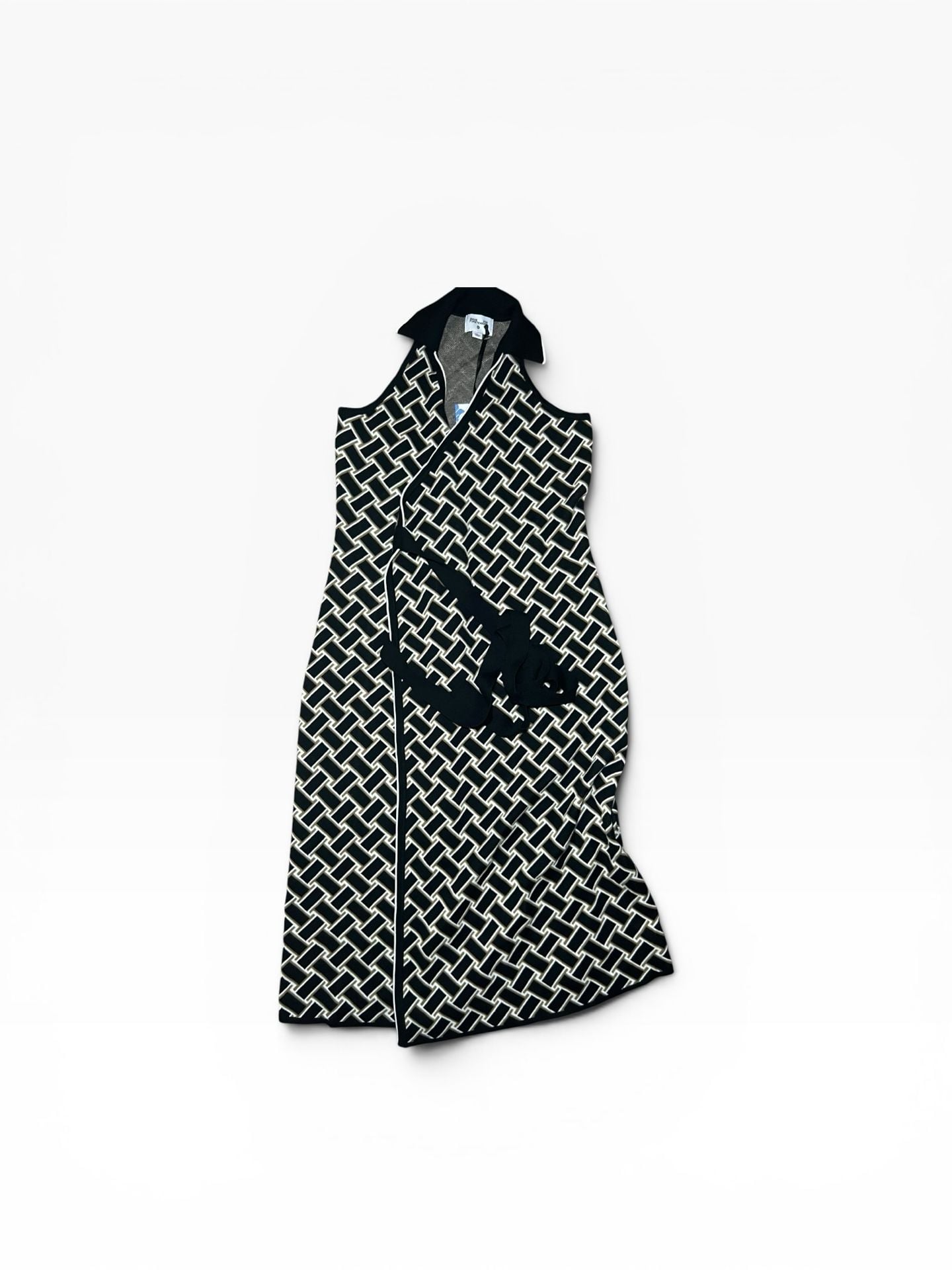 Diane von Furstenberg Sleeveless Knit Wrap Dress Size S 7