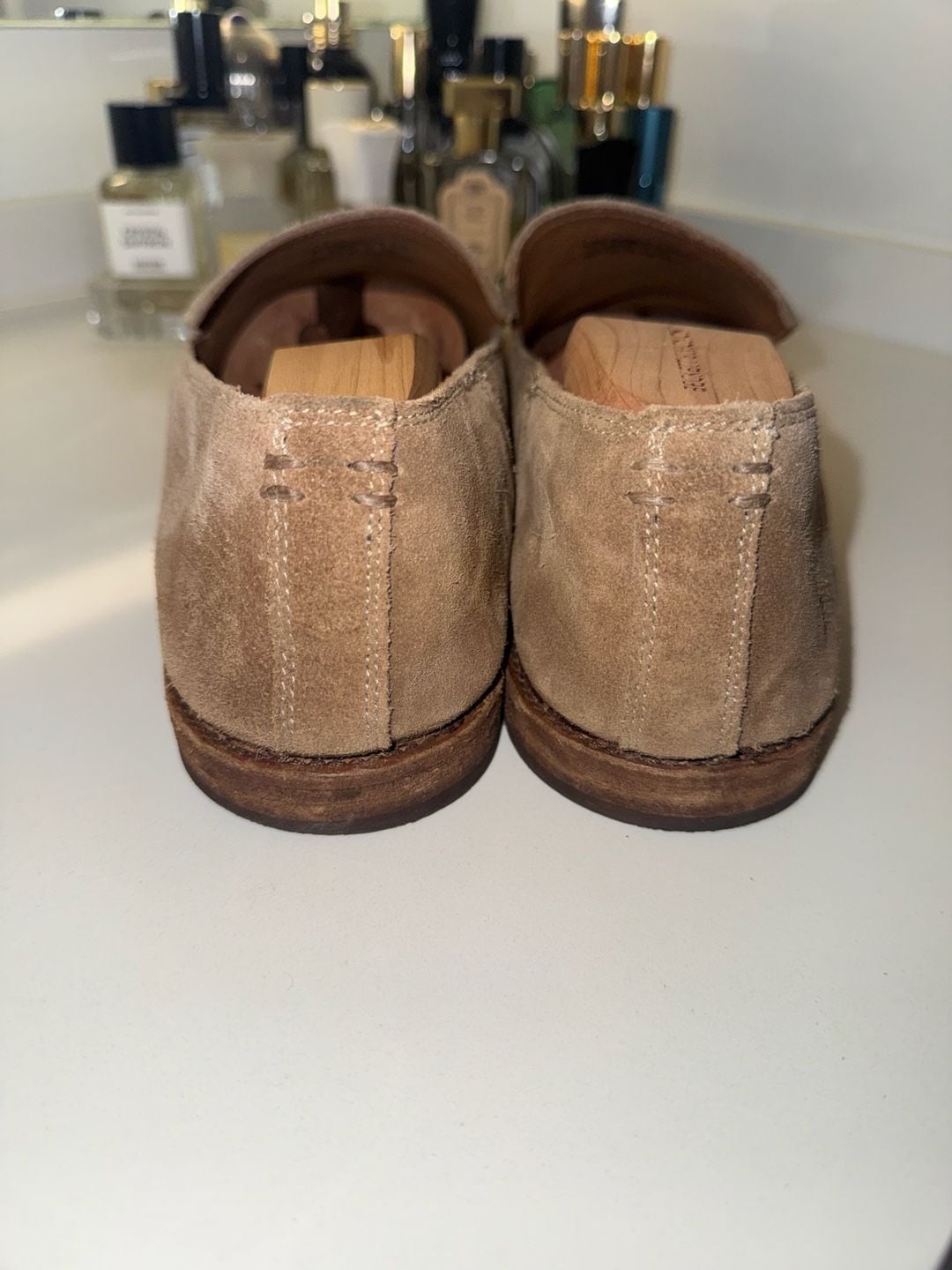 Frye Men's Suede Chris Venetian Slip-On Loafers Size 12D 6
