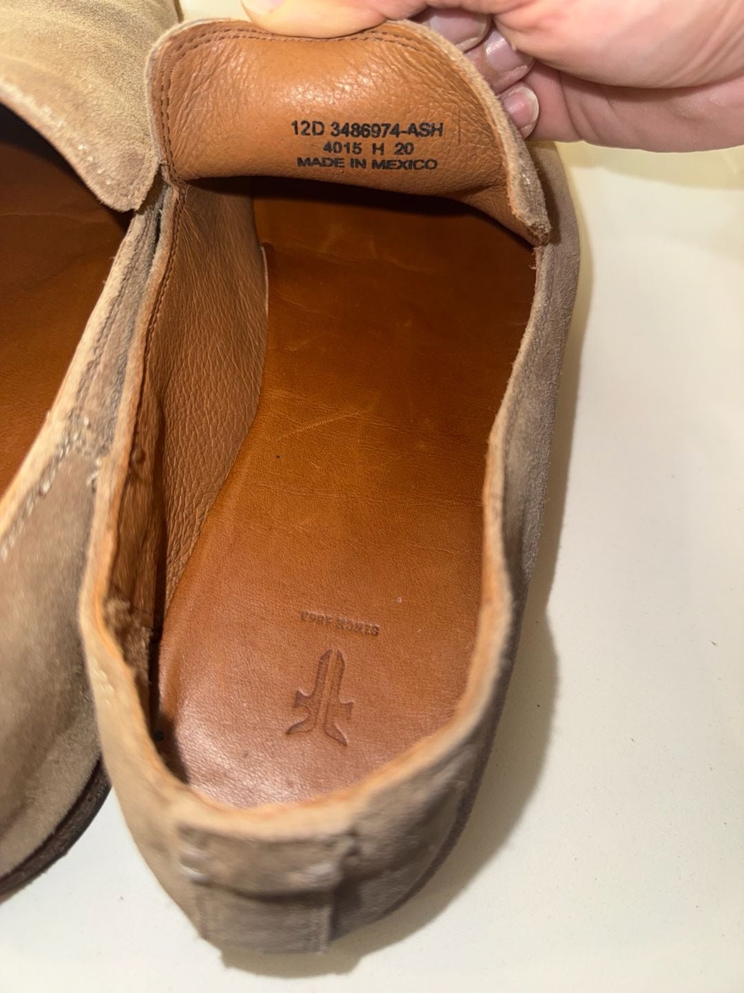Frye Men's Suede Chris Venetian Slip-On Loafers Size 12D 9