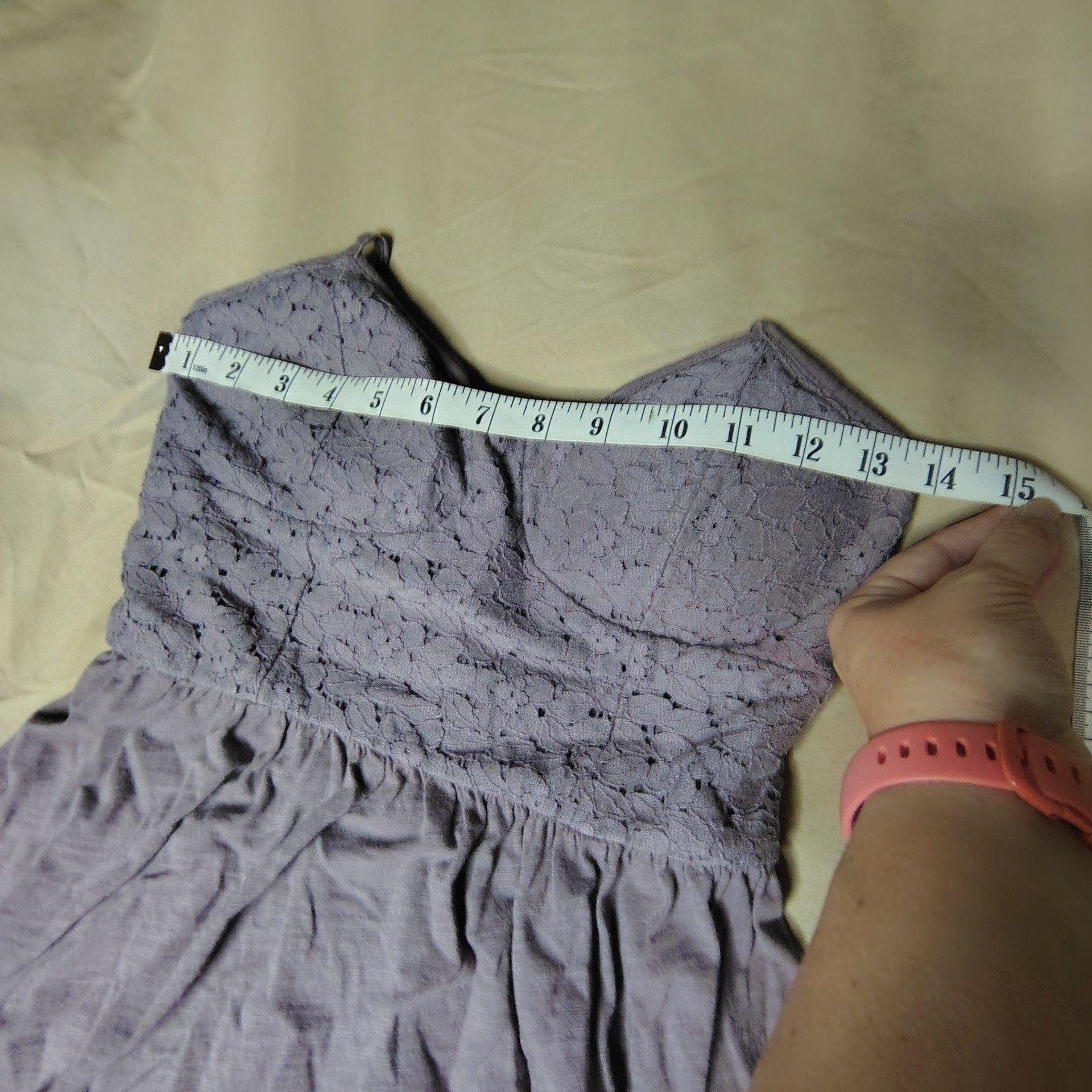 American Eagle Outfitters Purple Lace Bodice Mini Dress Size XS/TP 11