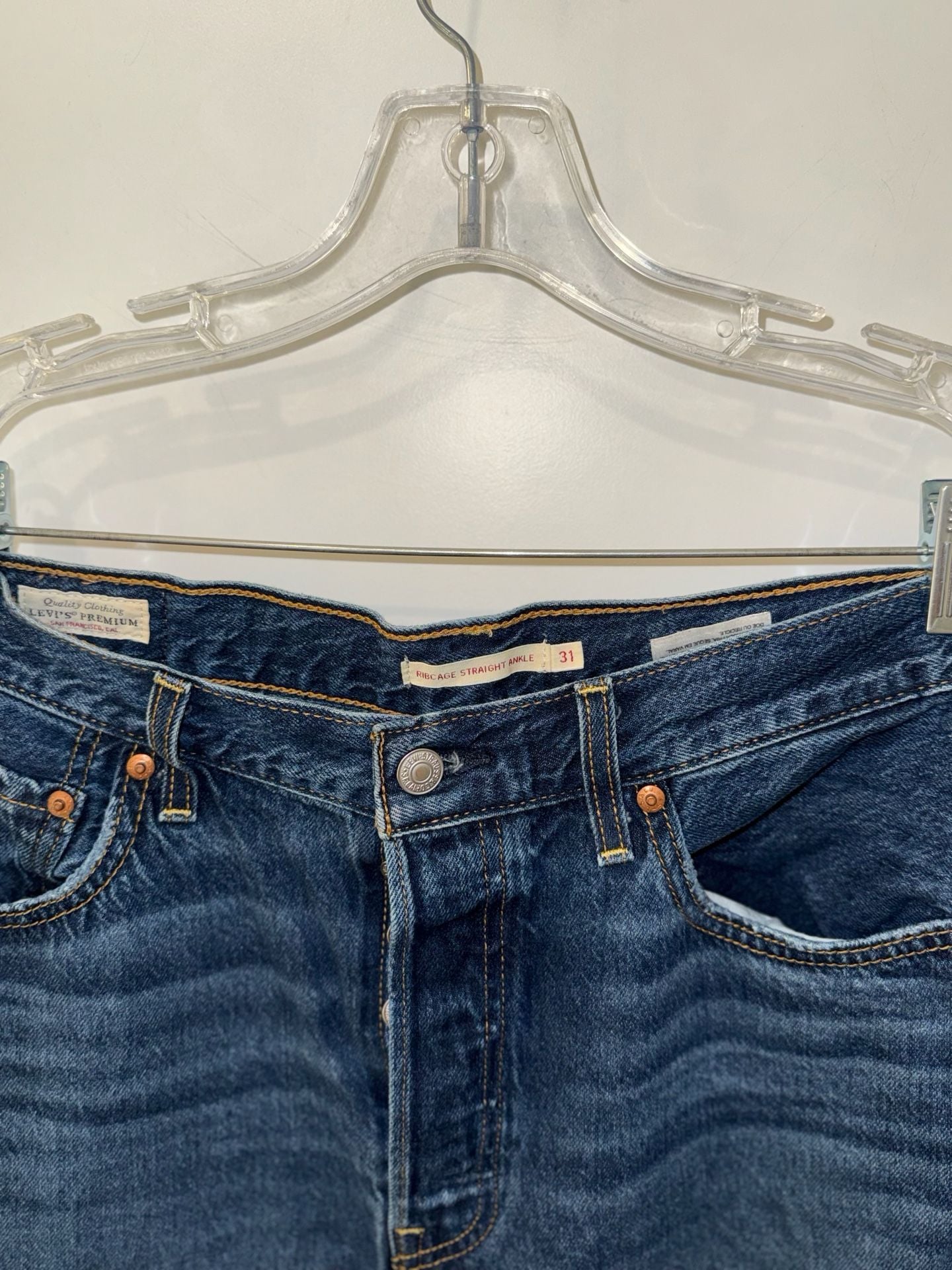 Levi's Ribcage Straight Ankle Jeans Size 31 3