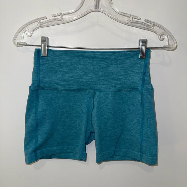 Alphalete Athletic Shorts Size S Teal Blue