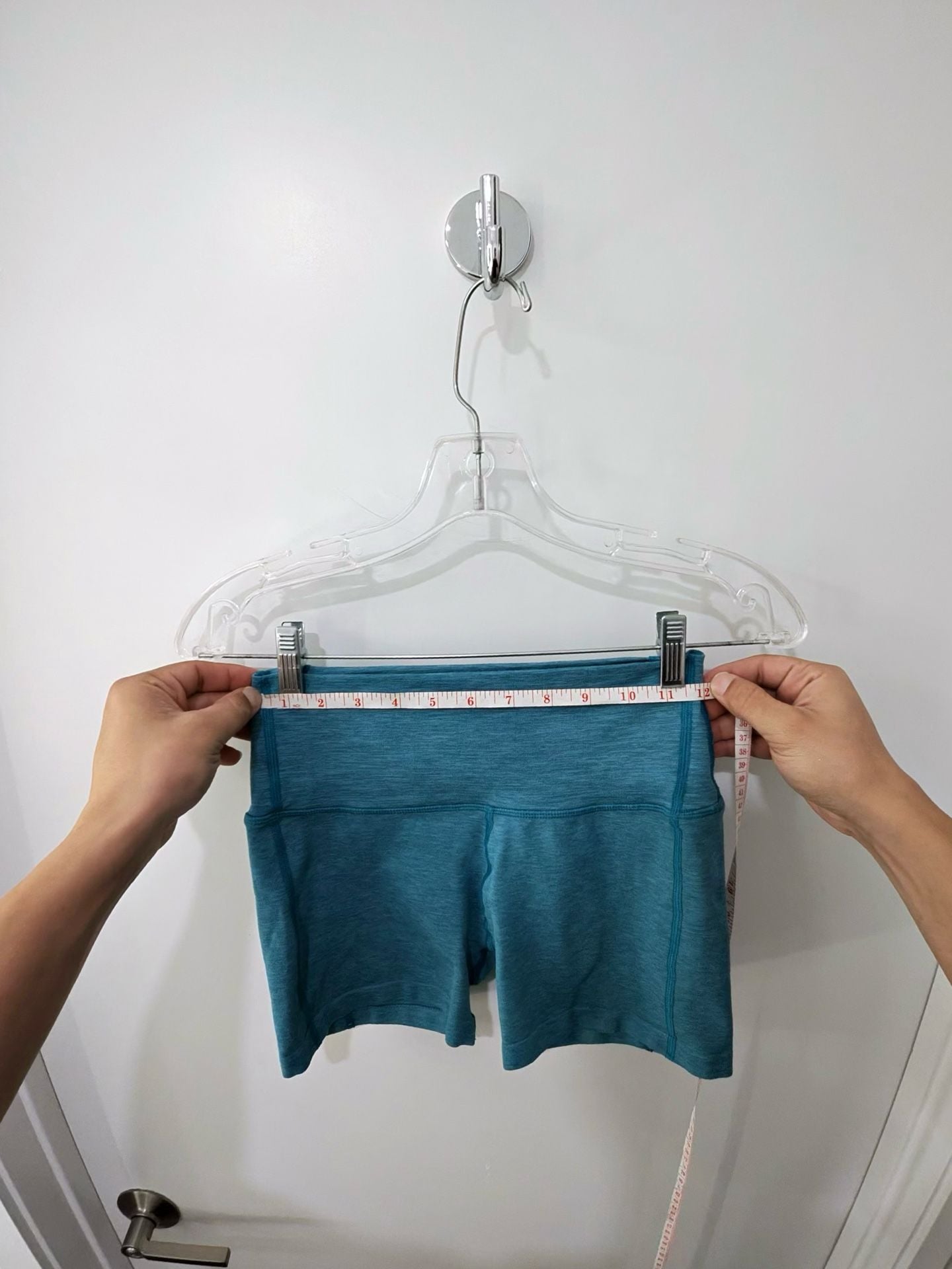 Alphalete Athletic Shorts Size S Teal Blue 4