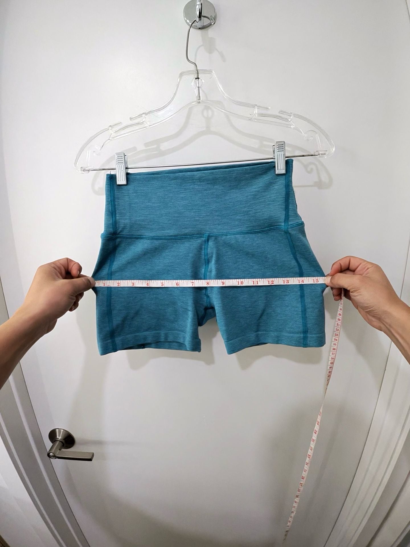 Alphalete Athletic Shorts Size S Teal Blue 5