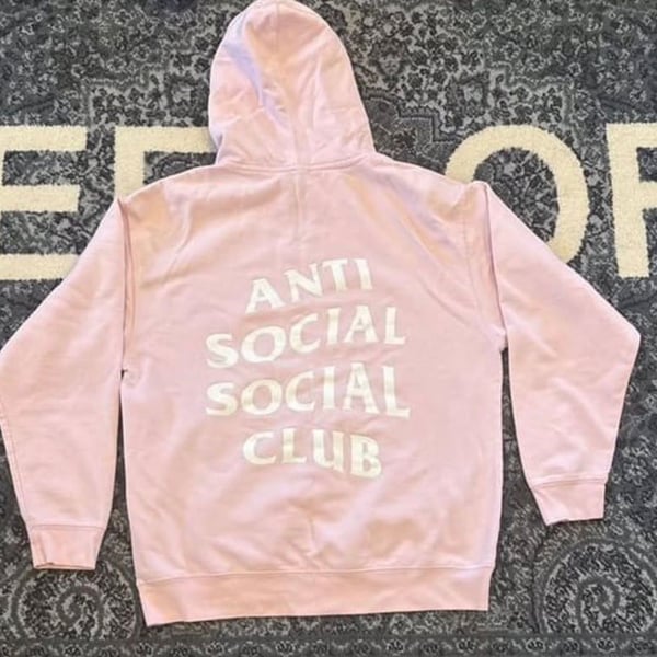 ANTI SOCIAL SOCIAL CLUB KNOW YOU BETTER HOODIE PINK