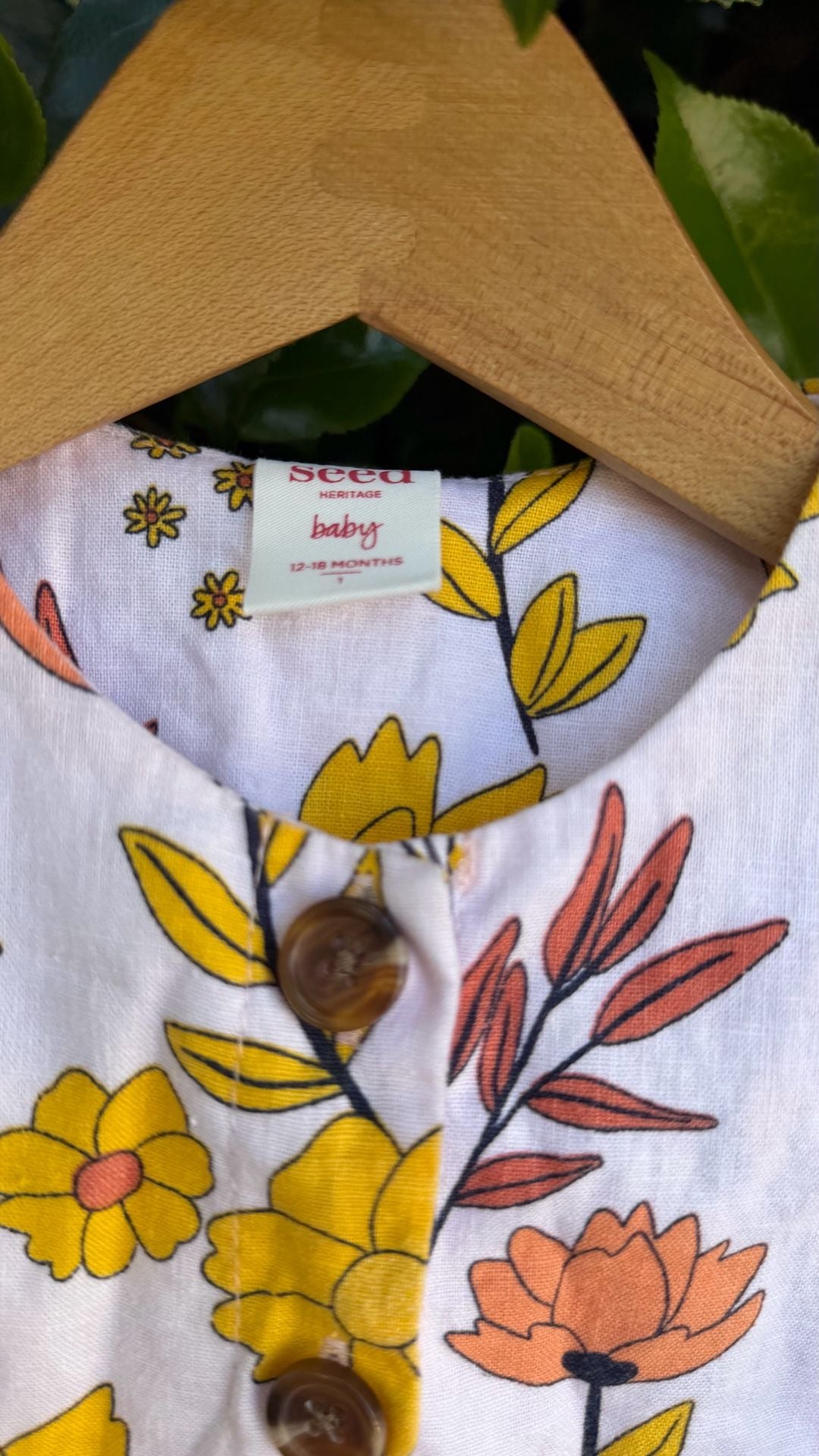 Seed Heritage Baby Floral Print Romper 12-18 Months 3