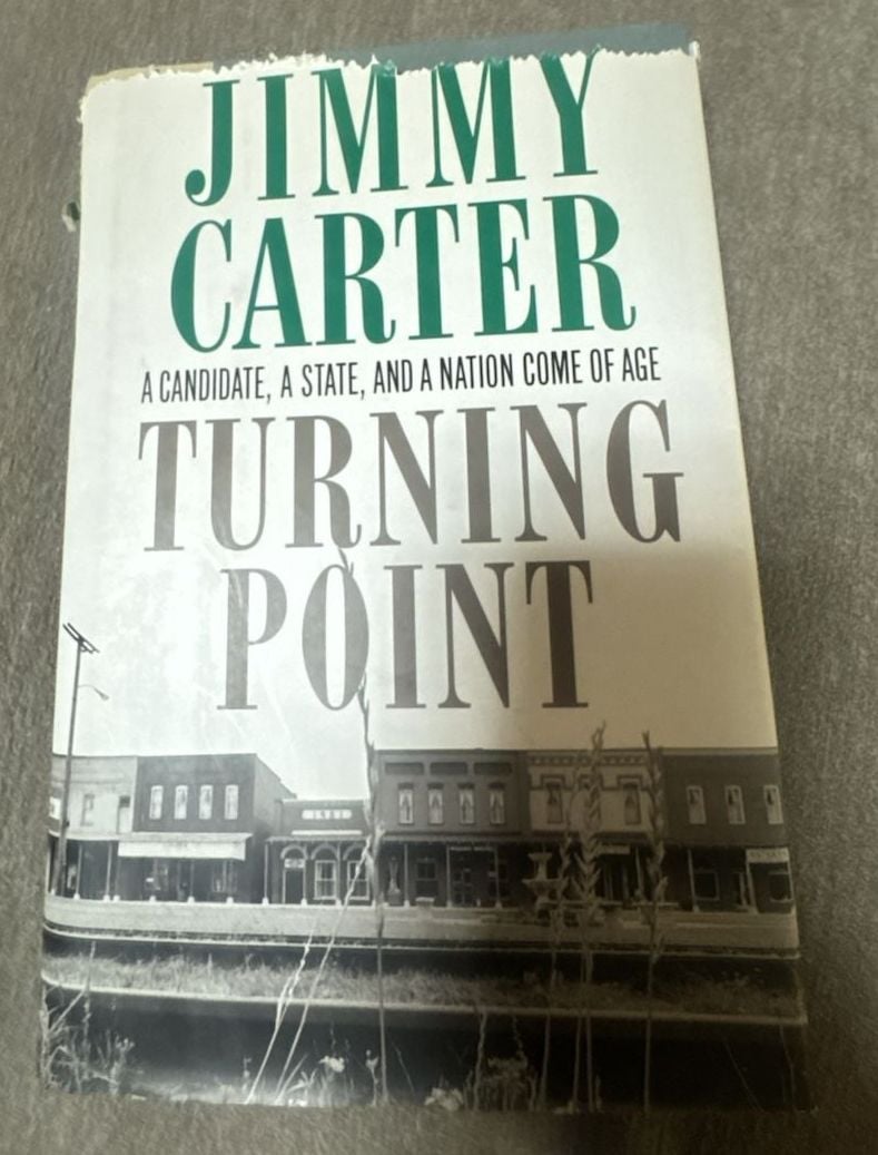 JIMMY CARTER TURNING POINT 1992 FIRST EDITION HCDJ Georgia Senate Candidate PICS 1
