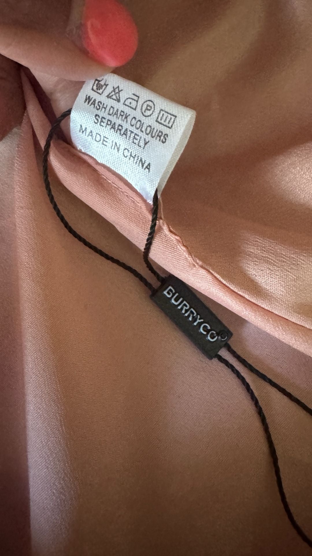 Stunning Like New Burryco Blush Pink Metallic Scale Jacquard Mini Dress Small 5