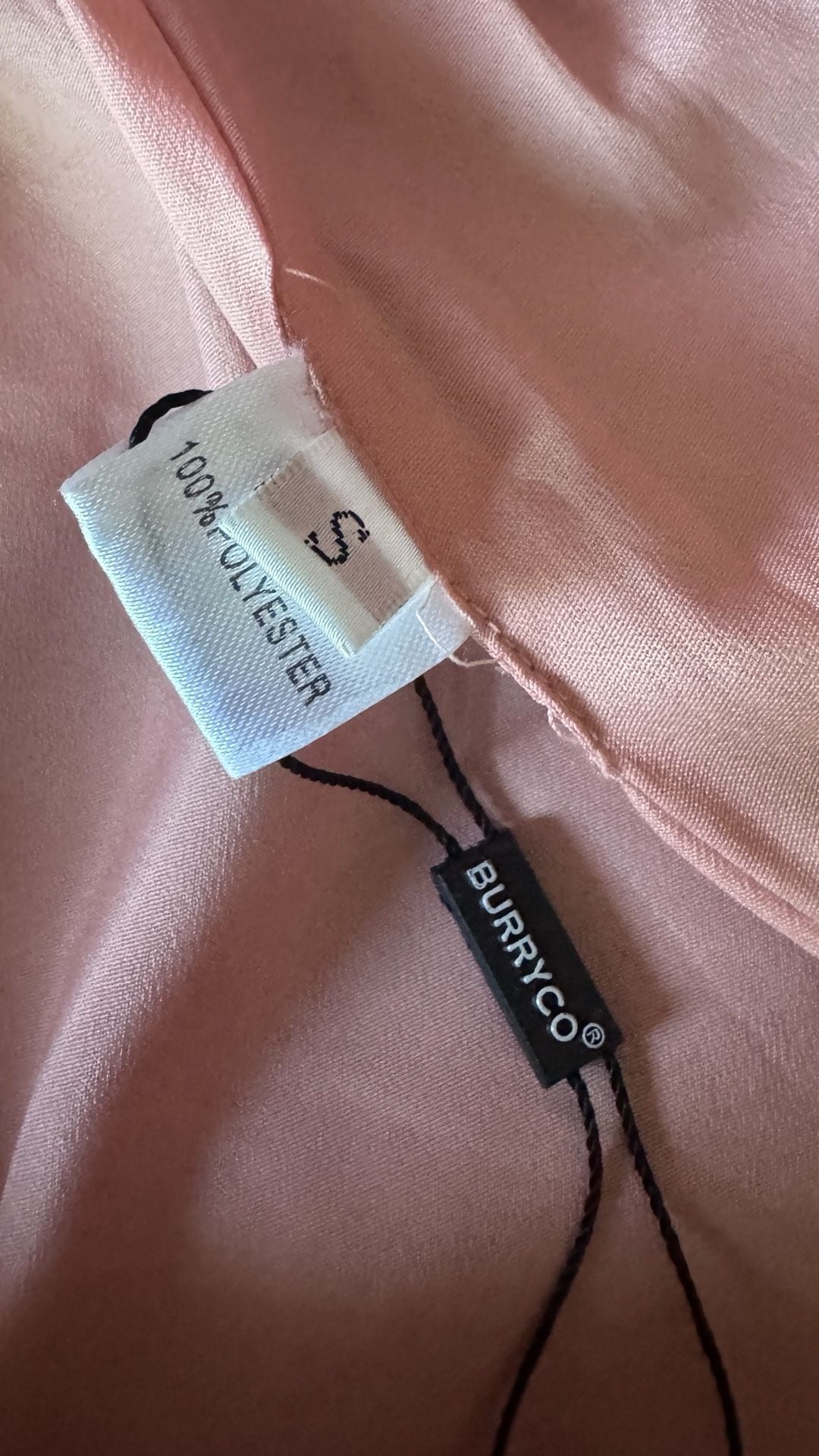 Stunning Like New Burryco Blush Pink Metallic Scale Jacquard Mini Dress Small 6
