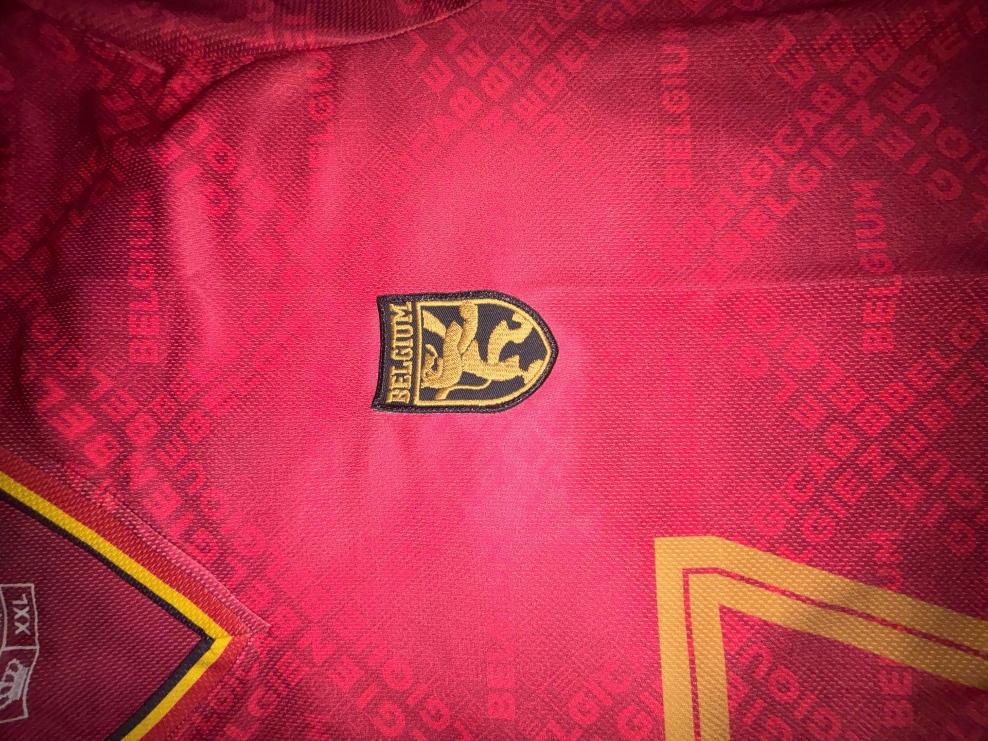 Team Belgium De Bruyne 7 Soccer Jersey Size XXL 5