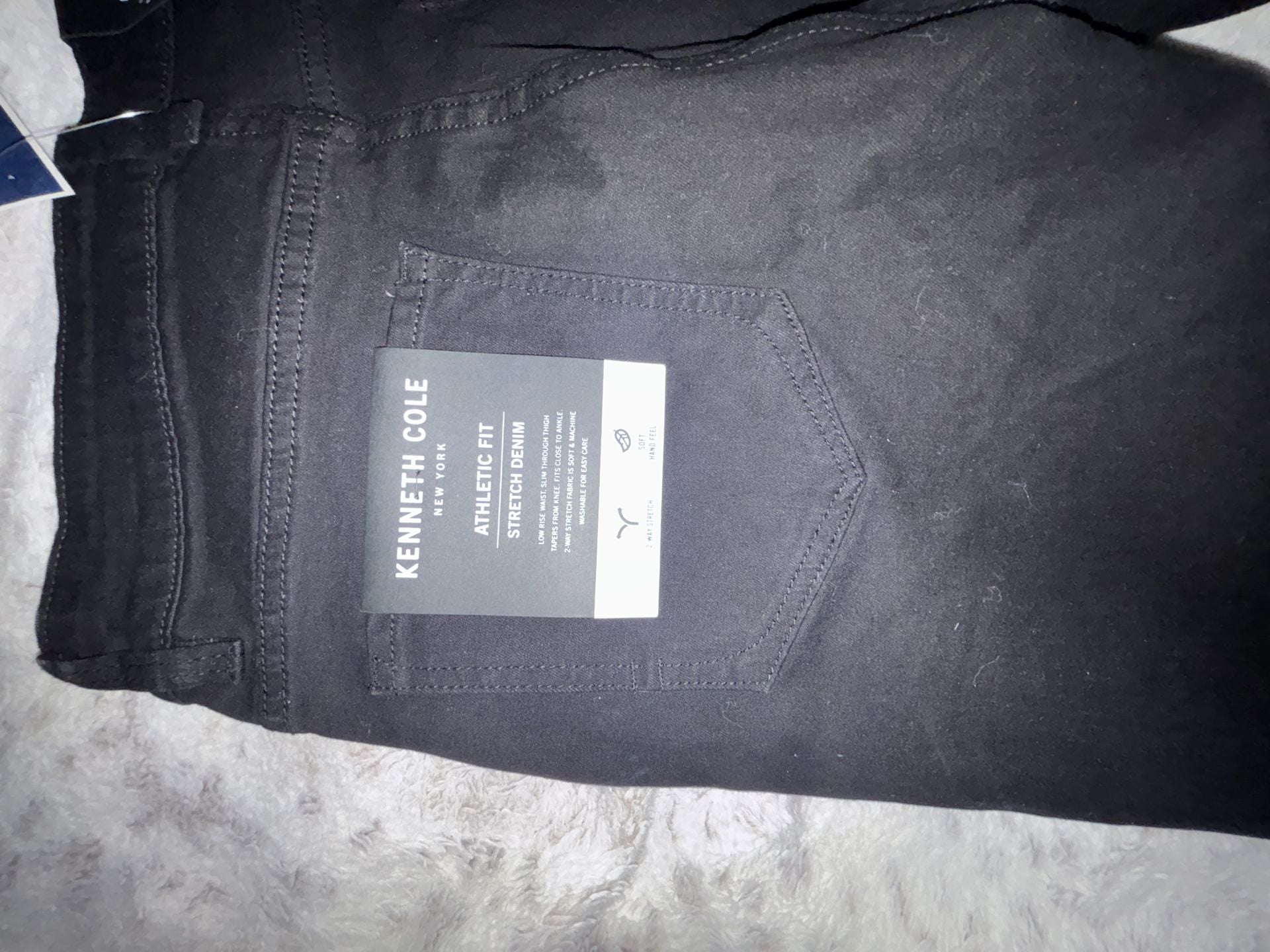 Kenneth Cole New York Athletic Fit Stretch Denim Jeans 32x32 8