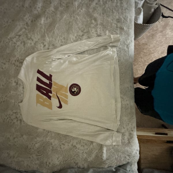 Nike Florida State Seminoles Ball In Long Sleeve T-Shirt Size L