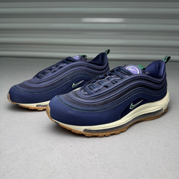 Nike Air Max 97 Obsidian Gorge Womens Size 11 DR9774-400 Navy Blue Green