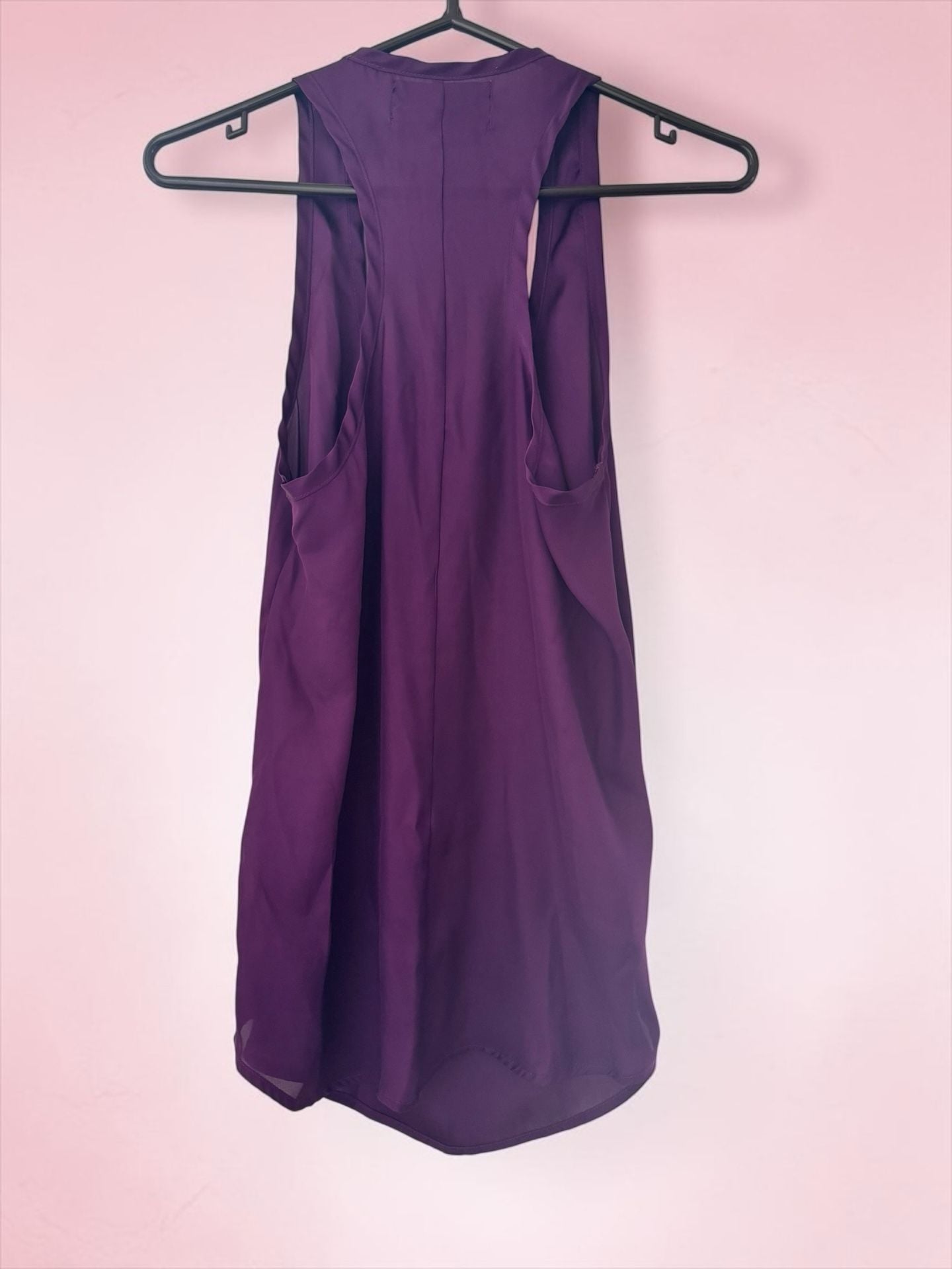 Oxford & Regent Purple Racerback Tank Top Size XS 3