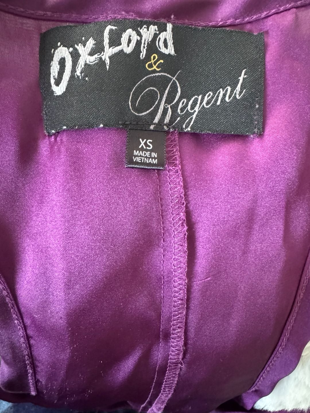 Oxford & Regent Purple Racerback Tank Top Size XS 4