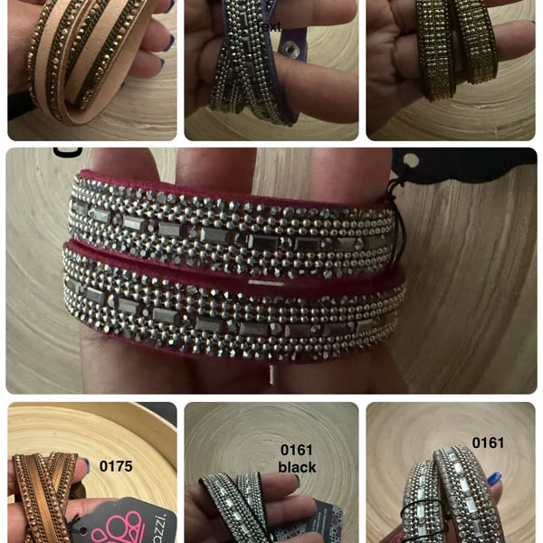 Bundle of 7 - Paparazzi Wrap Bracelet Set Assorted Colors (Retail: $56)