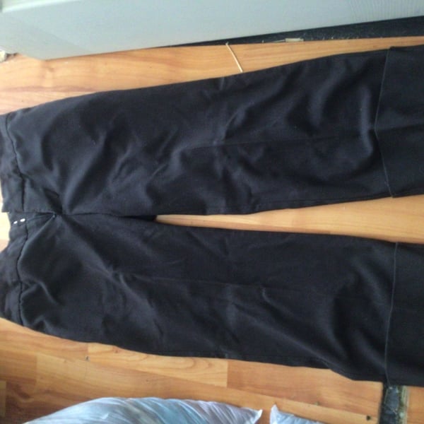 Mossimo Black Cuffed Dress Pants Size 2