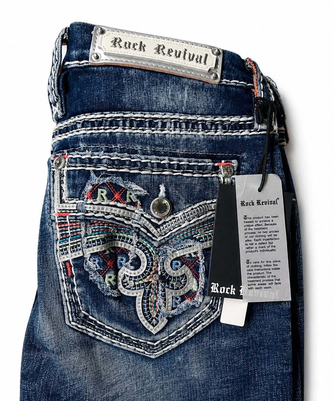 Rock Revival Embellished Straight Leg Jeans 3