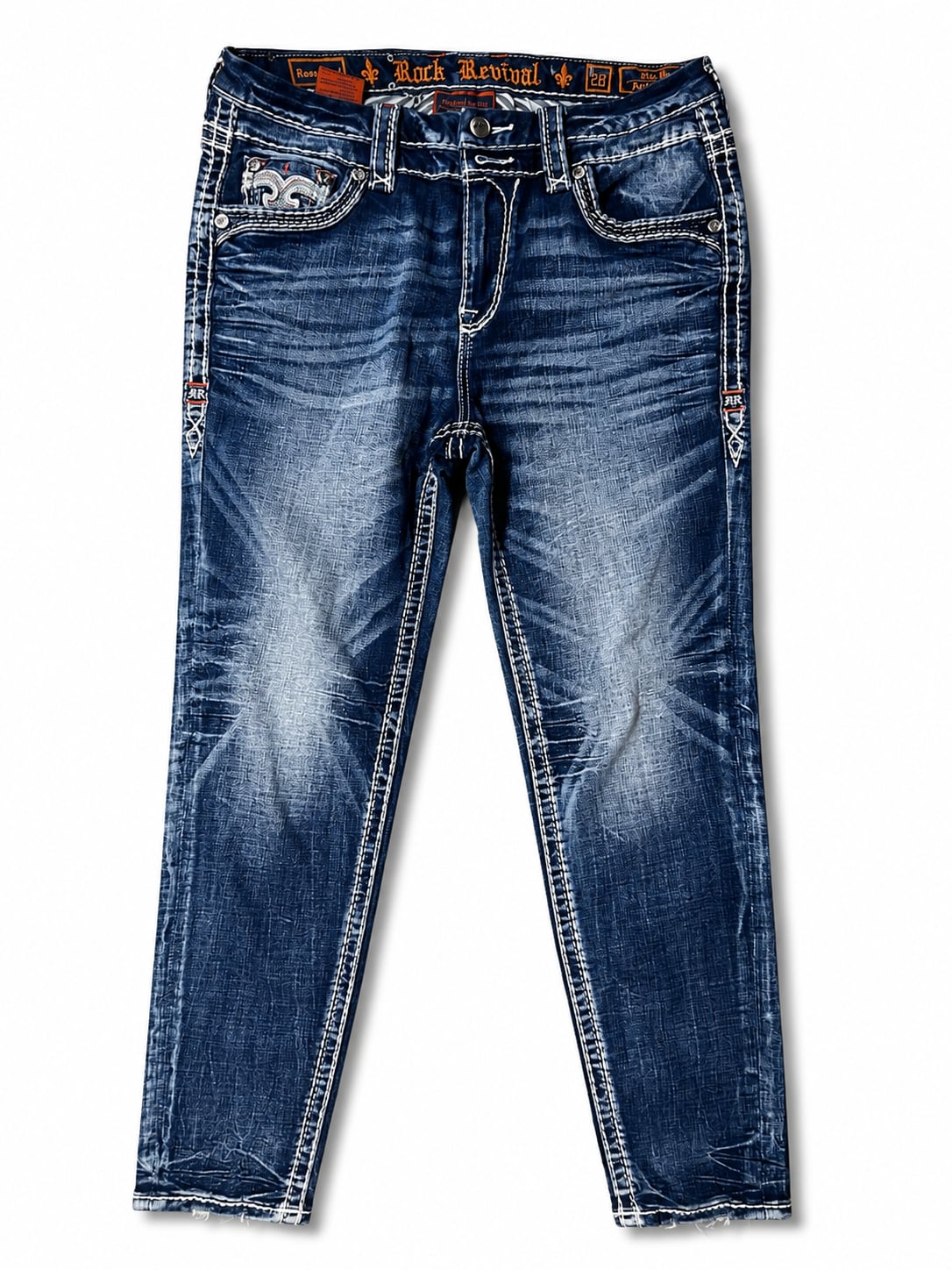 Rock Revival Embellished Straight Leg Jeans 5