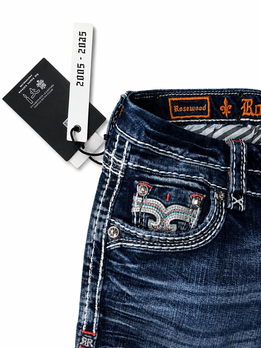 Rock Revival Embellished Straight Leg Jeans 7