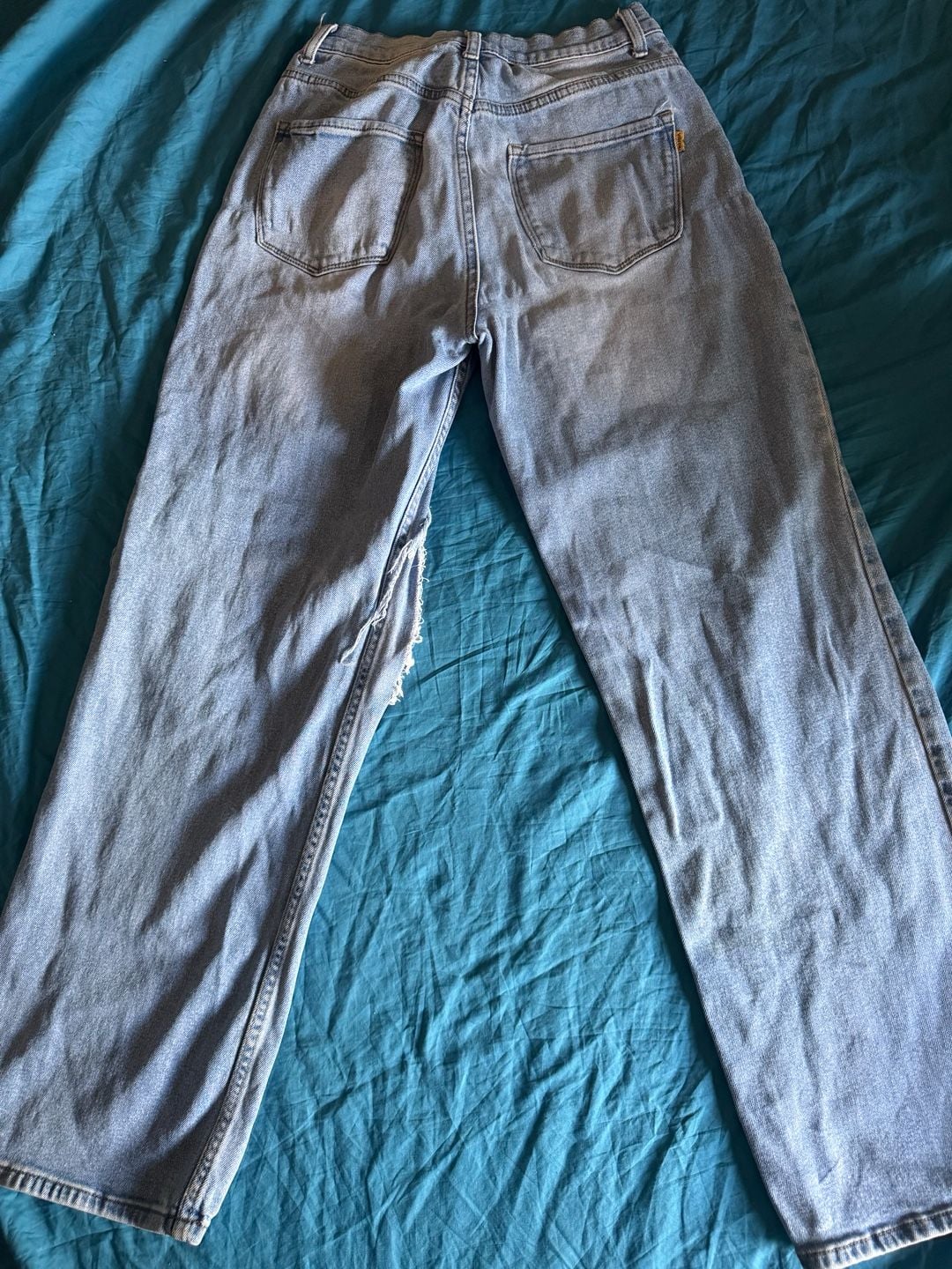 Vibrant M.I.U. Distressed Straight Leg Jeans Size 7 (W27) 5