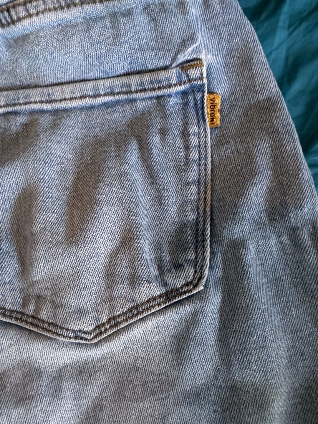 Vibrant M.I.U. Distressed Straight Leg Jeans Size 7 (W27) 6
