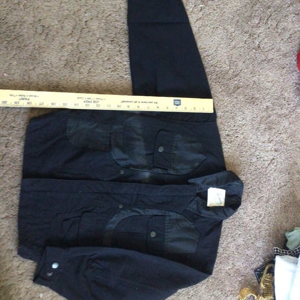Visa On Track International Black Utility Jacket Size S (8)