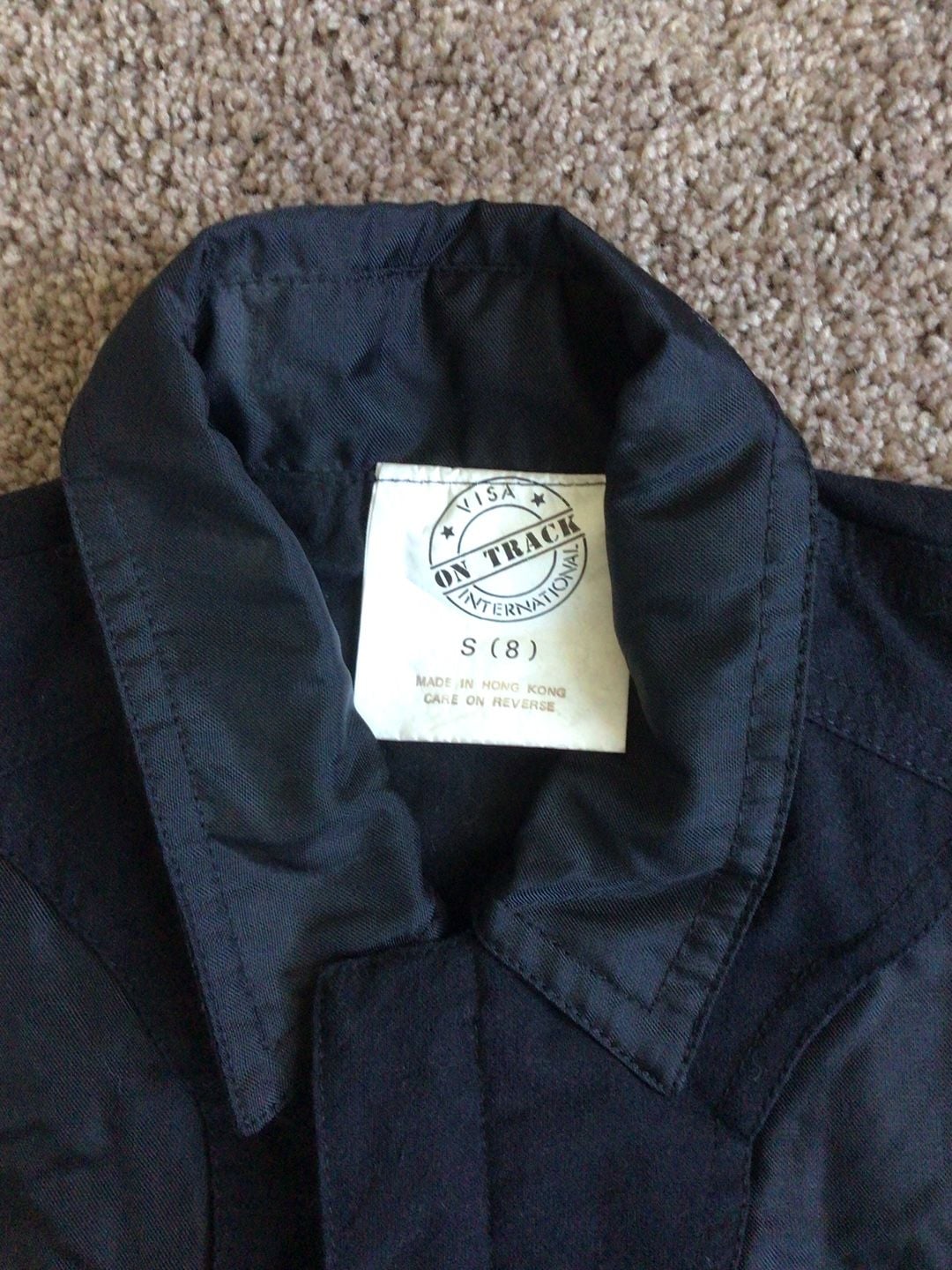 Visa On Track International Black Utility Jacket Size S (8) 2