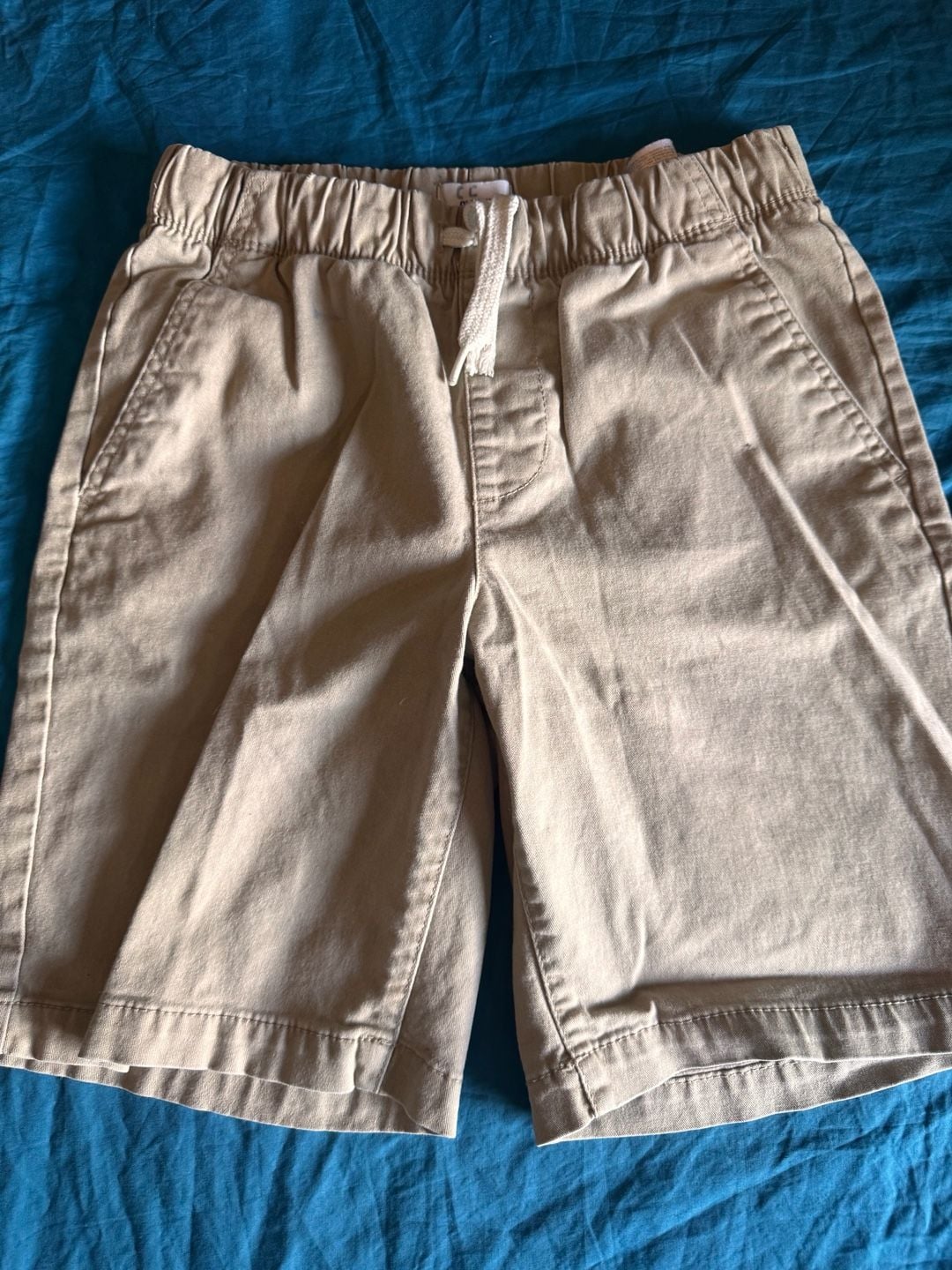 Old Navy Boys Khaki Pull-On Shorts Size L (10-12) 2