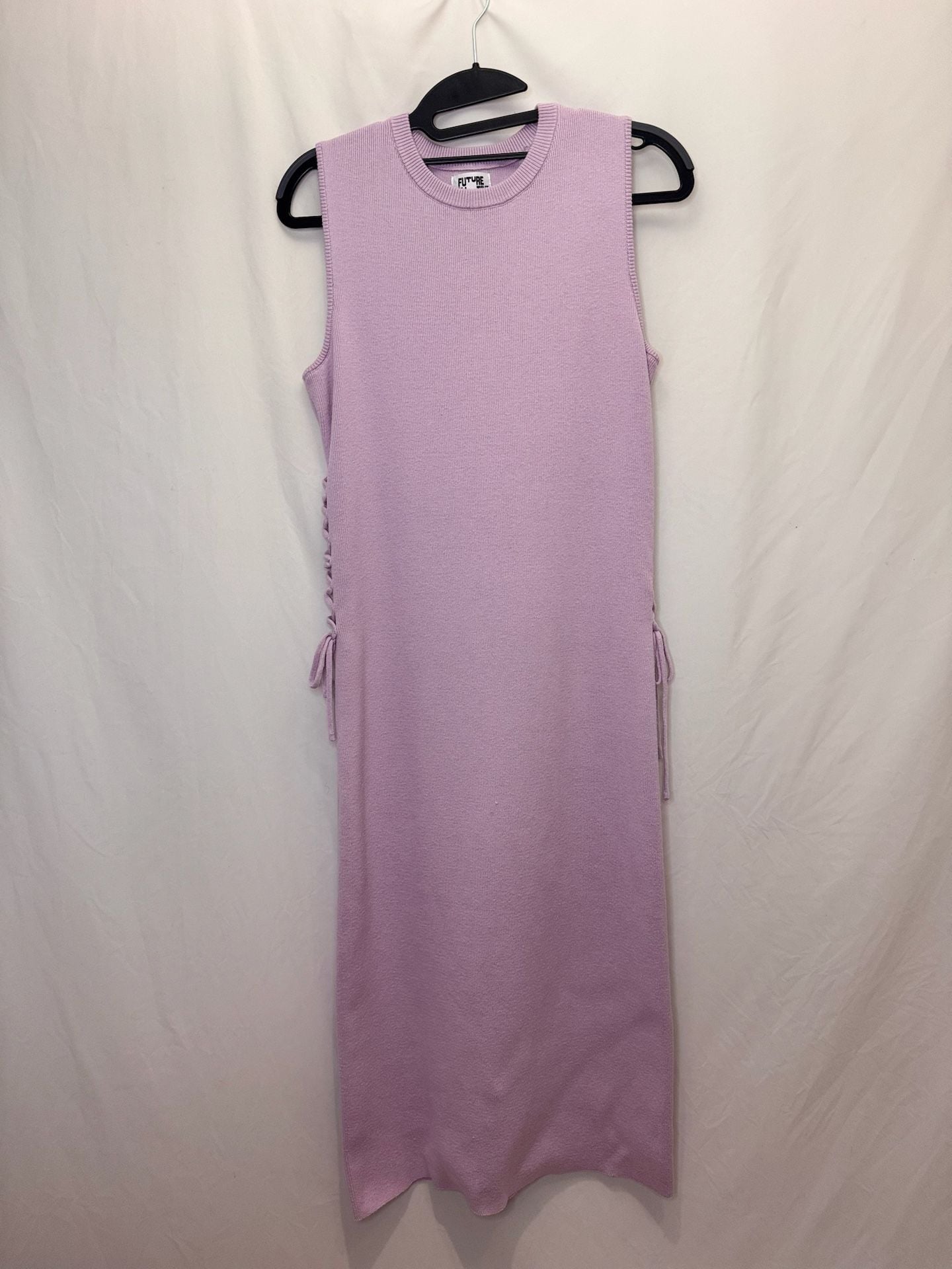 Future Collective Reese Blutstein Sleeveless Lace-Up Side Midi Dress Size M 2