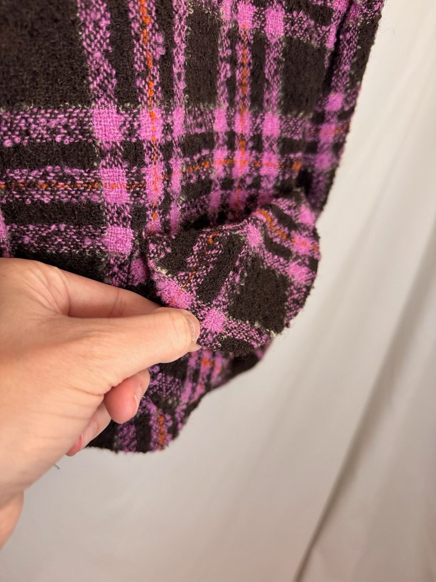 Ribta Oris Vintage Plaid Wool Blend Short Suit Set Size 9 : 90s, clueless 7