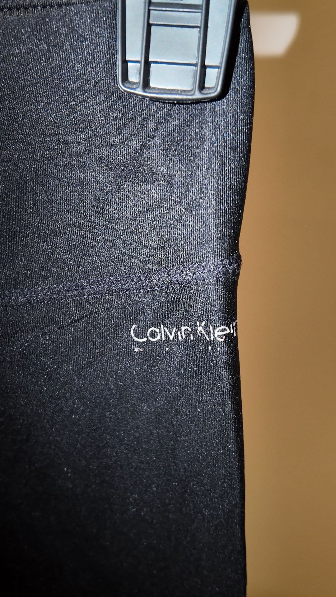 Calvin Klein Performance Women's Graphic Ruched cropped Leggings – Black Multi / Size XS 3