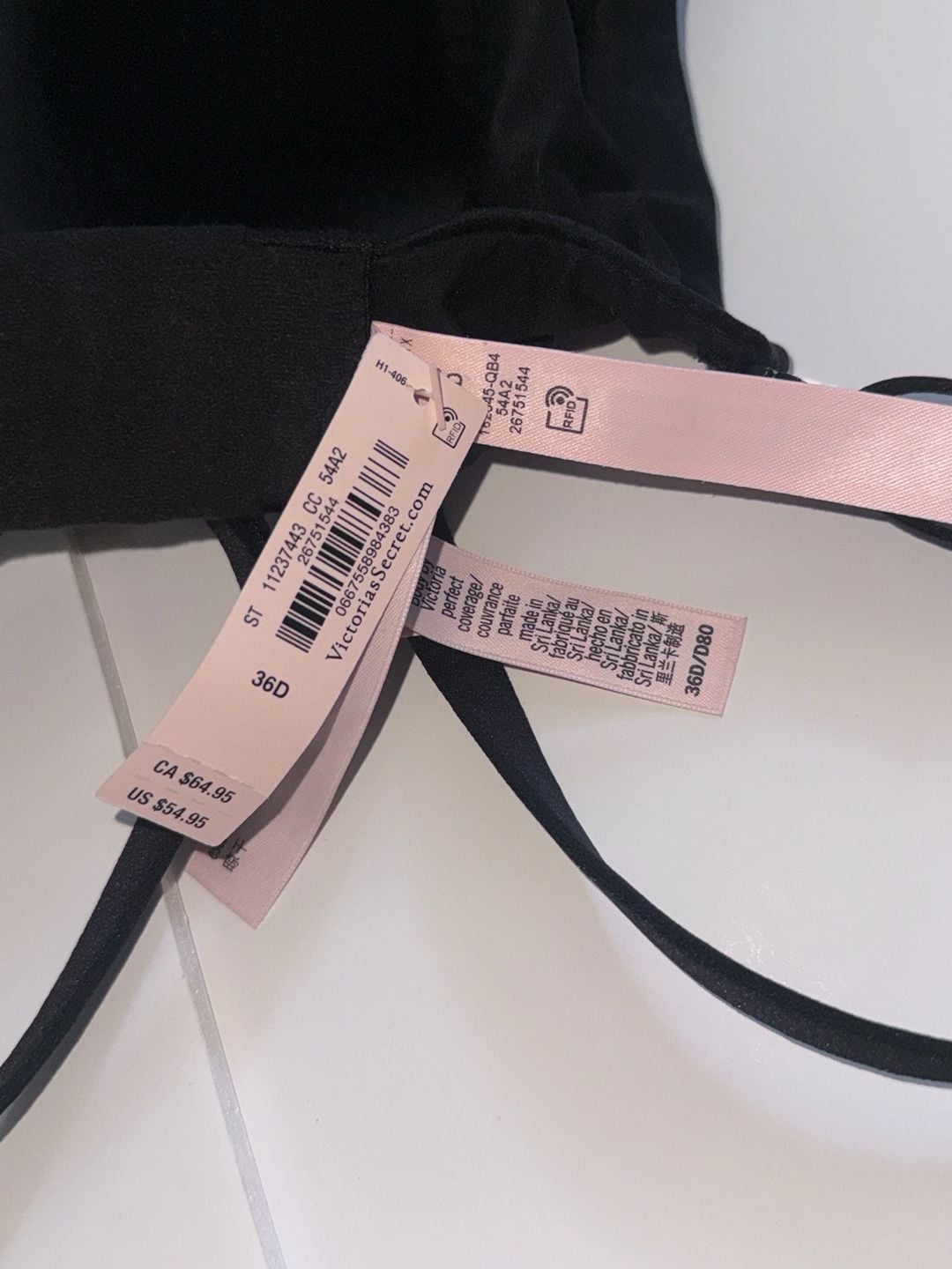 Victoria's Secret Body By Victoria 36D Bra and Logo Tote Bag Set 11