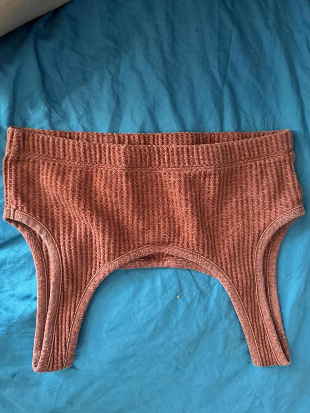 Old Navy Waffle Knit Button-Front Crop Tank Top Size M 3