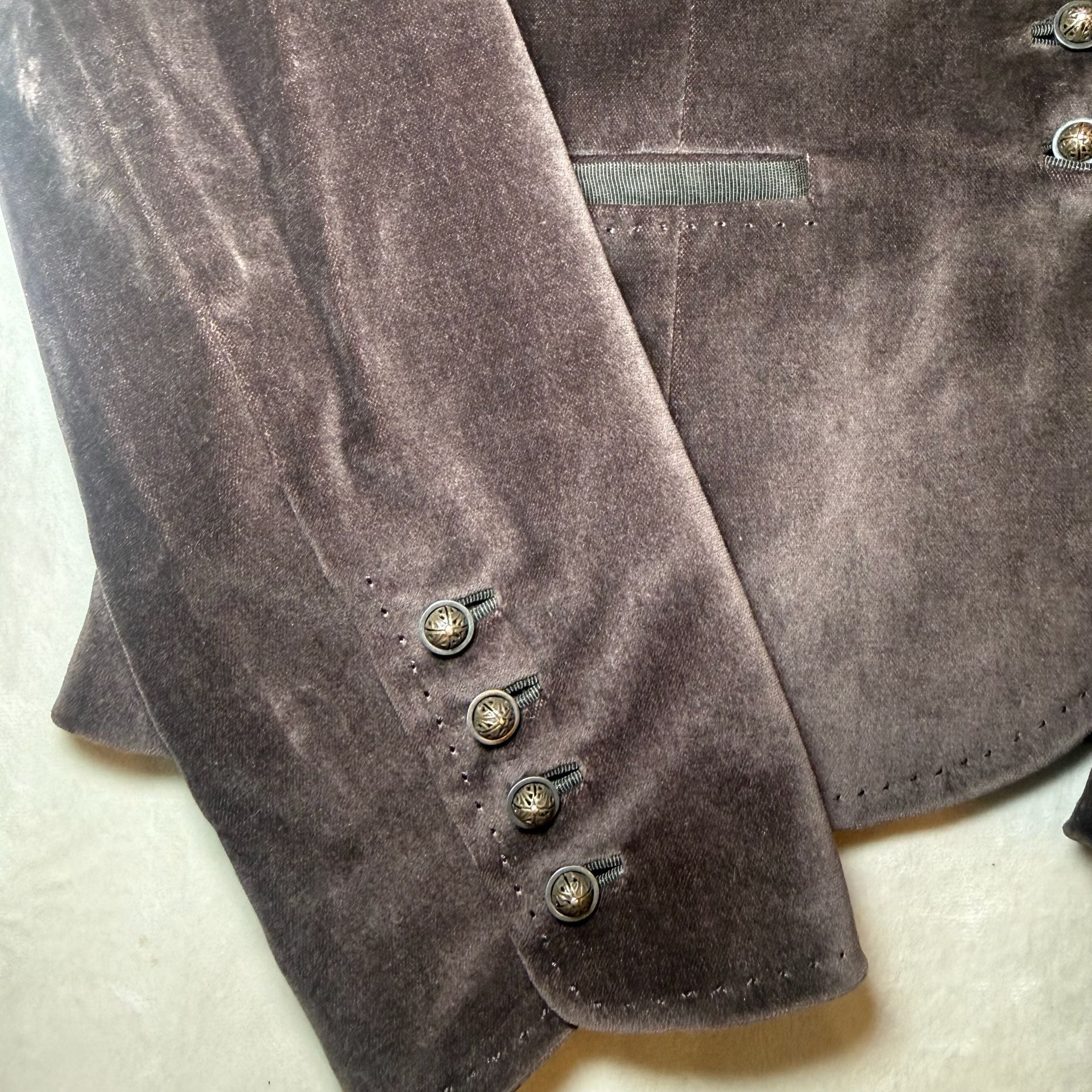 100% Cotton Velvet Blazer Size 8 5