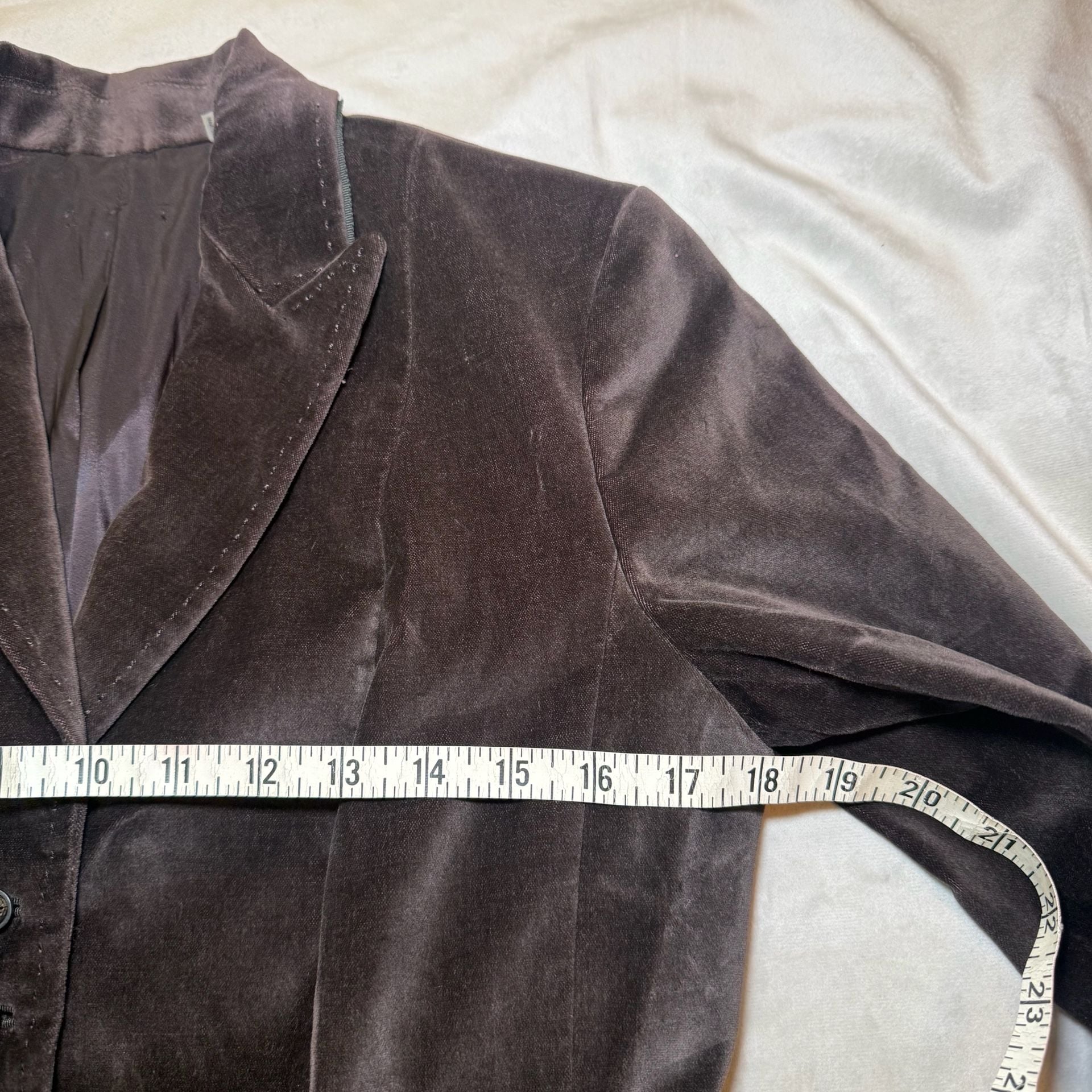 100% Cotton Velvet Blazer Size 8 8