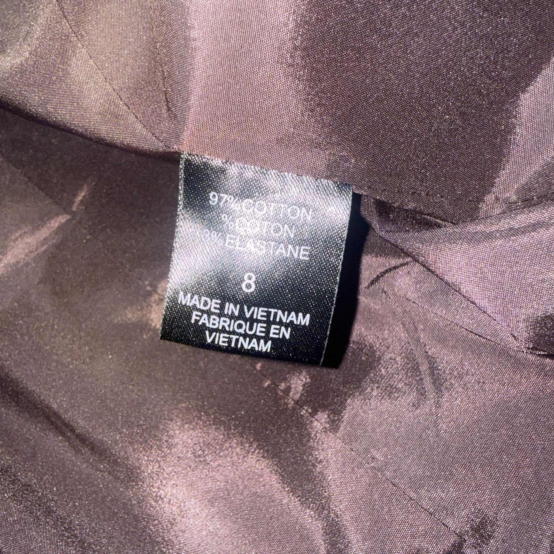 100% Cotton Velvet Blazer Size 8 11