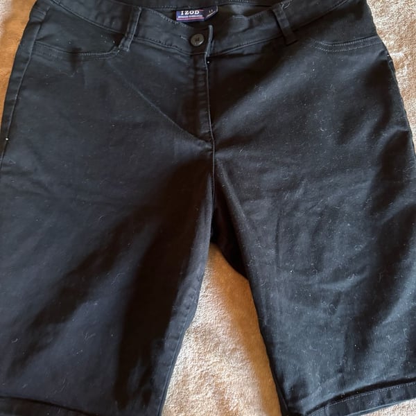 IZOD Approved Schoolwear Black Shorts Size 11