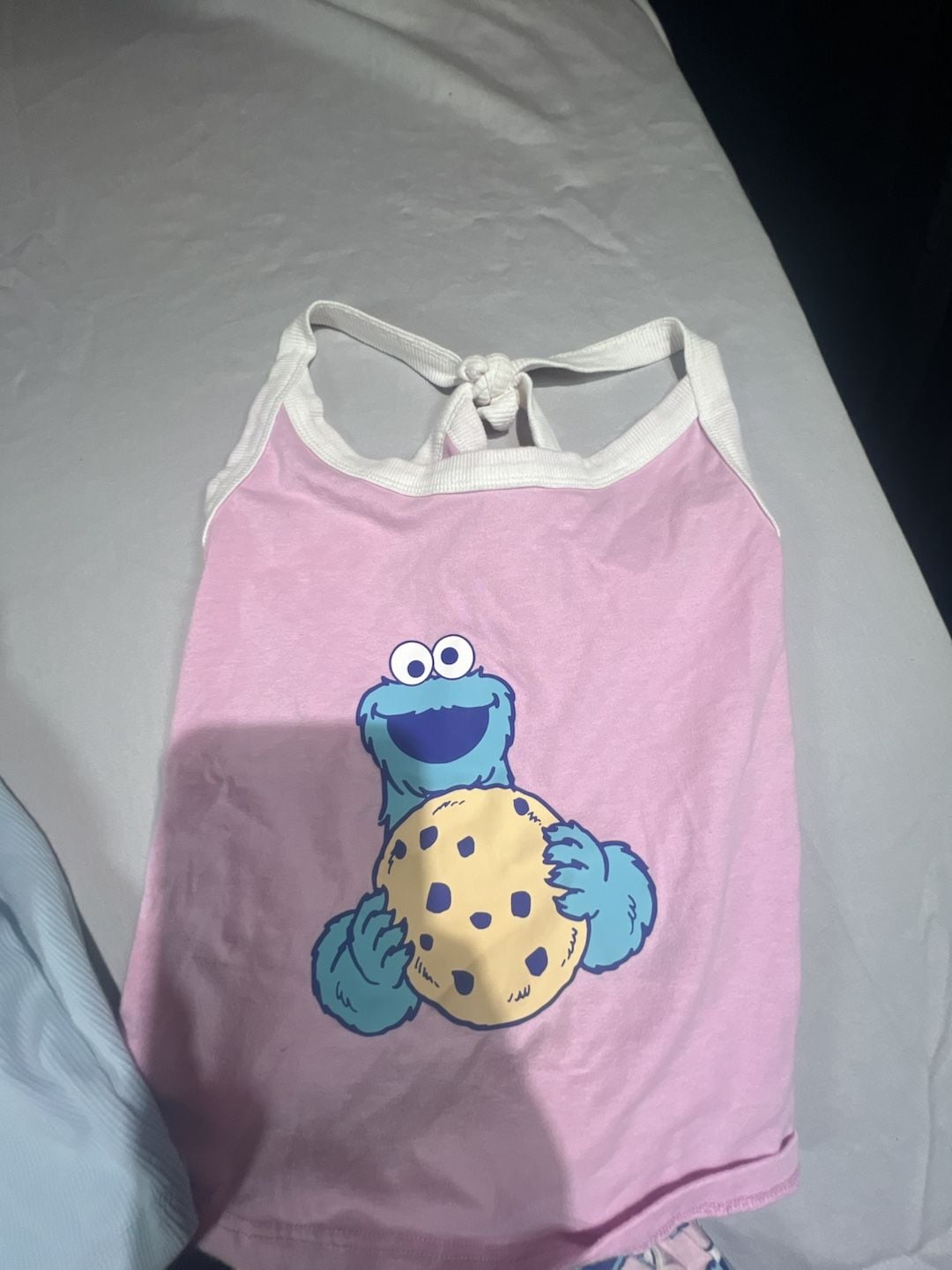 Sesame Street Cookie Monster Pajama Set Size XS/S 4