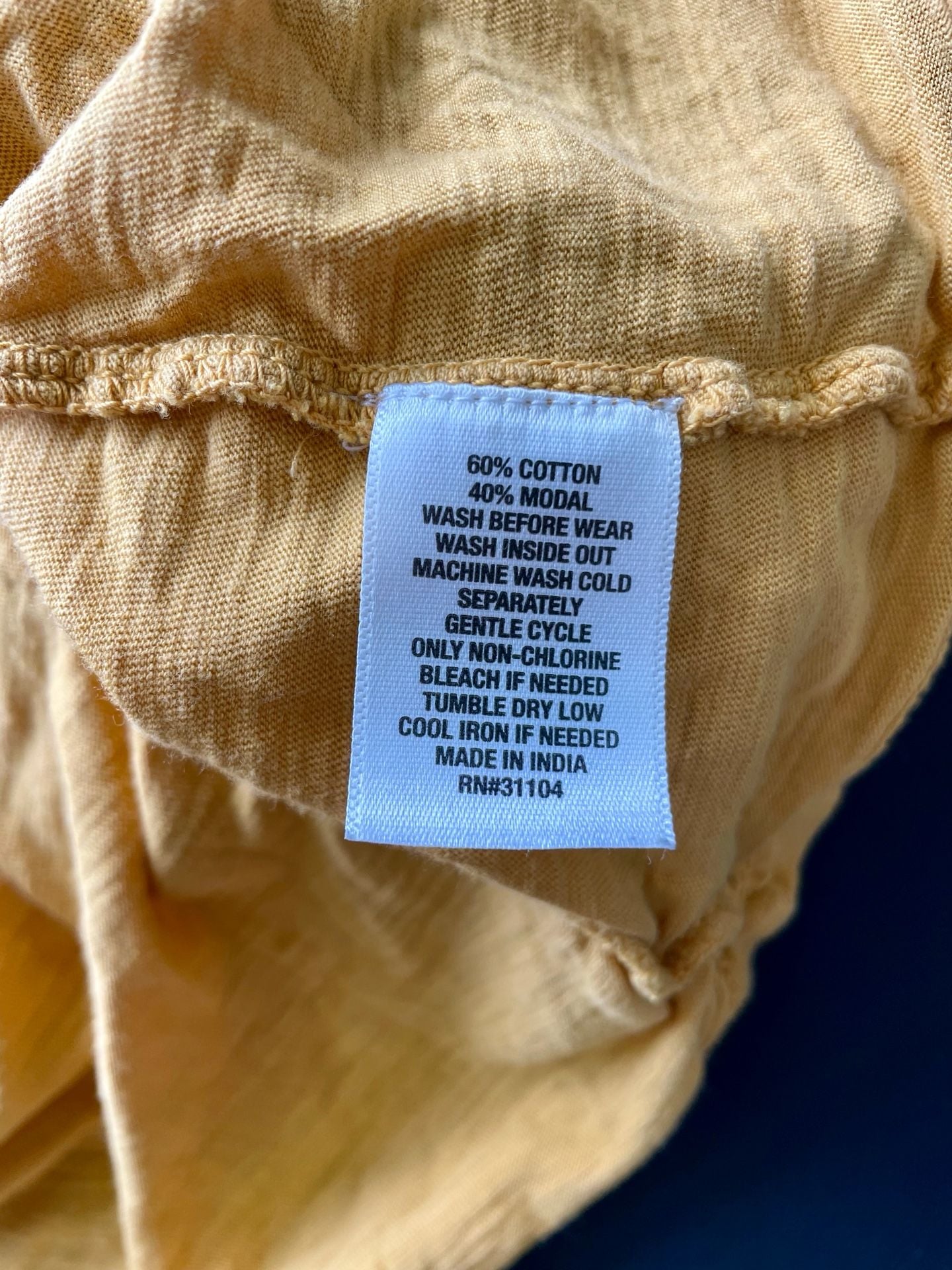 Wonderly Women's Mustard Yellow Ruffle Sleeve Blouse Size M 10