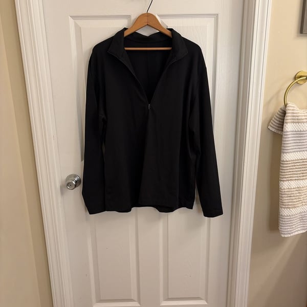 Lululemon Men's Black Half-Zip Pullover