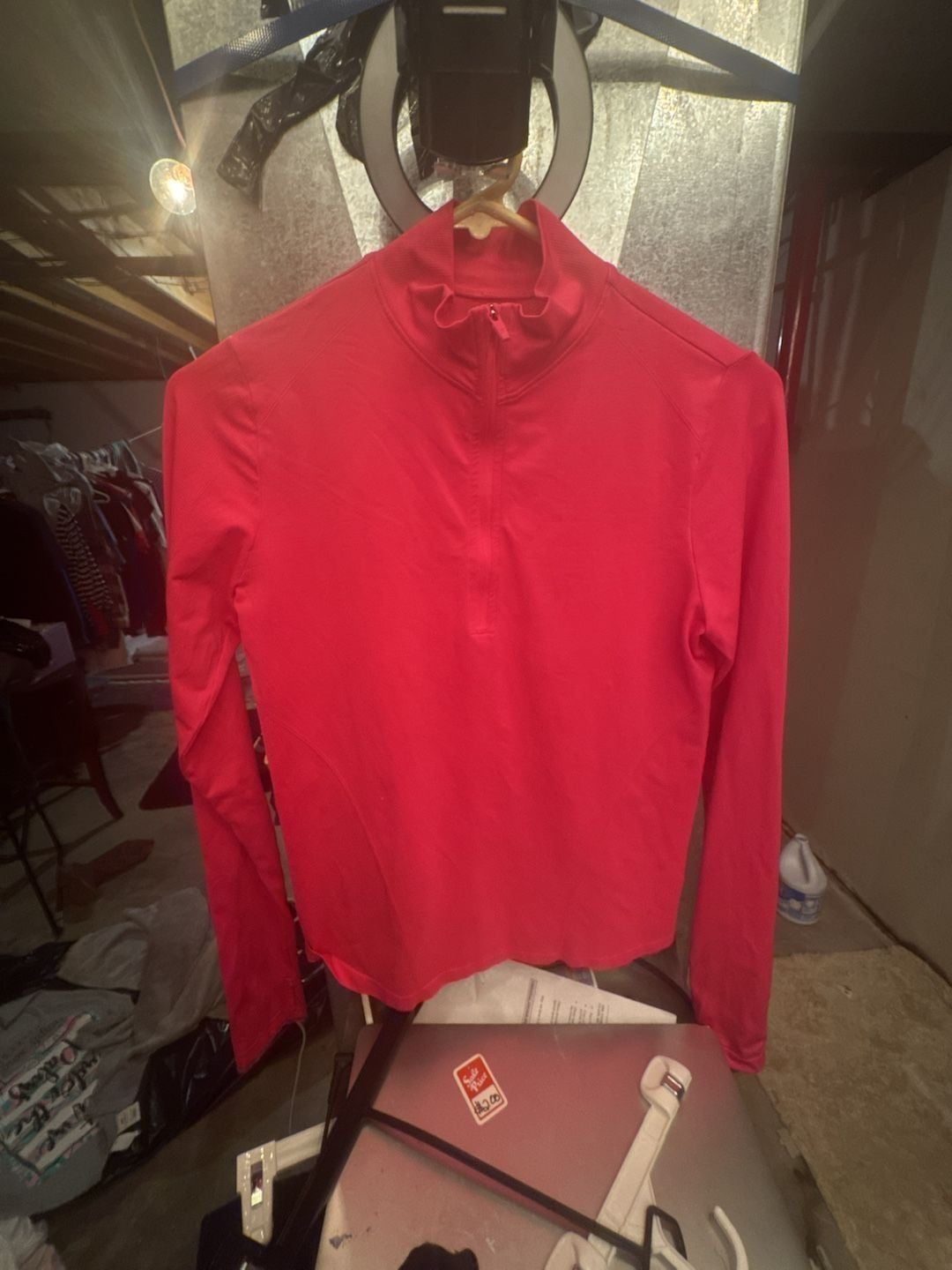 Fabletics 1/4 Zip Long Sleeve Athletic Pullover 1