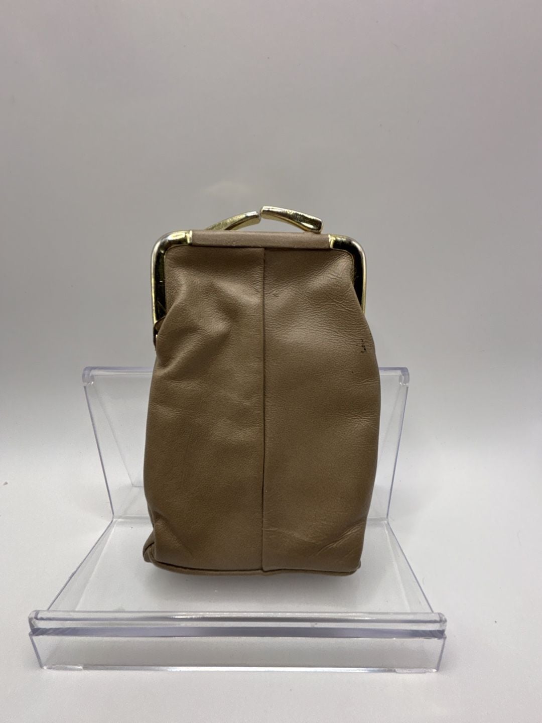 Vintage Roger Gimbel Cigarette Case , Accessories Genuine Leather Kiss Lock Coin Purse R4089 3