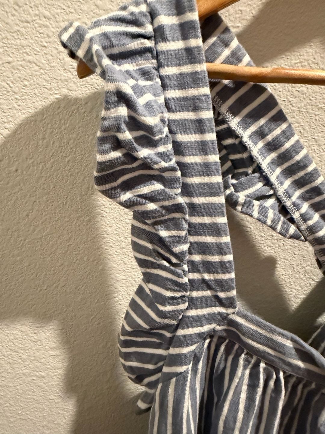 LC Lauren Conrad Women's Plus 1X Striped Ruffle Strap Tank Top 5