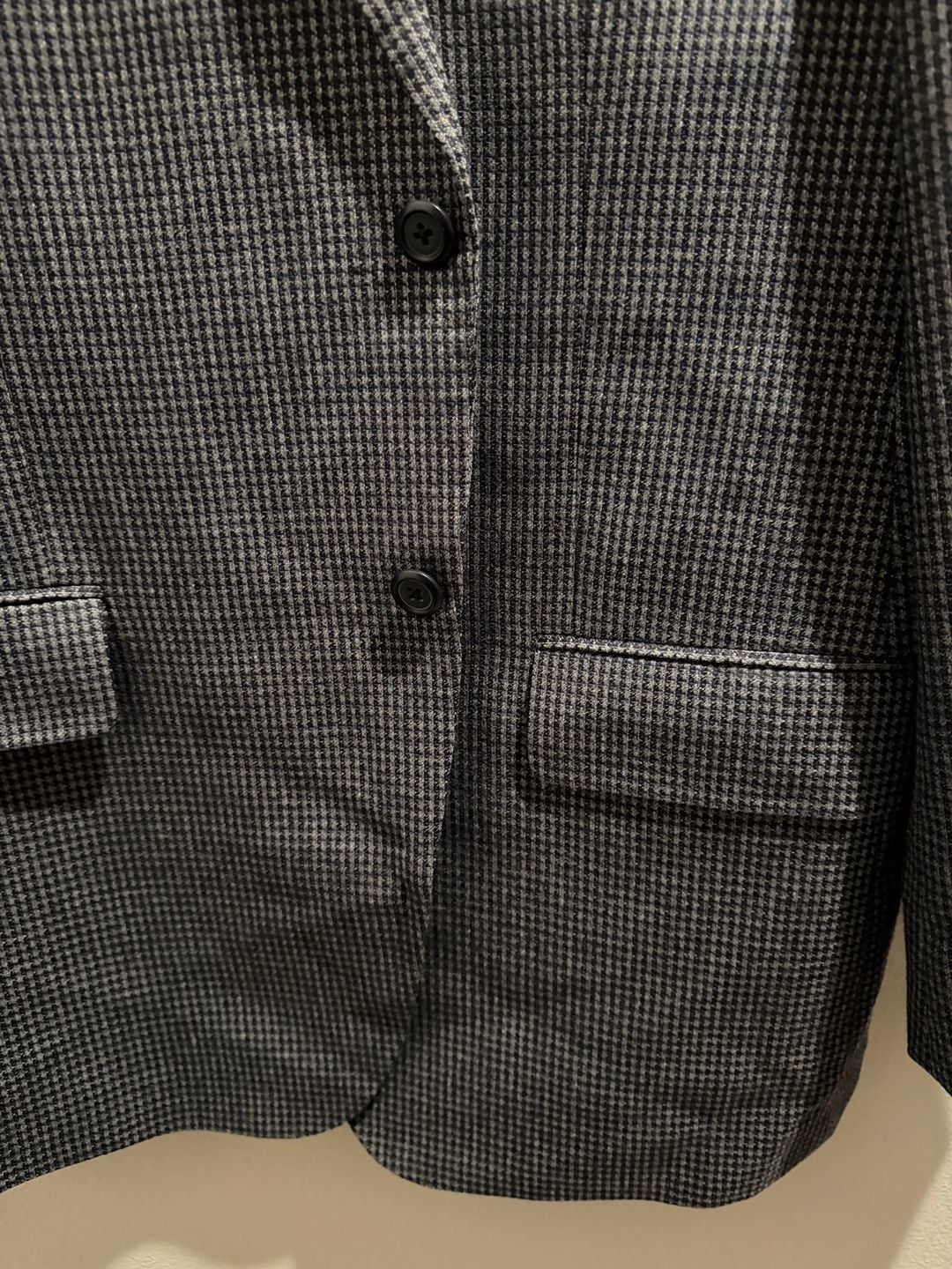 John W. Nordstrom Lanificio di Pray Wool and Silk Houndstooth Blazer 5