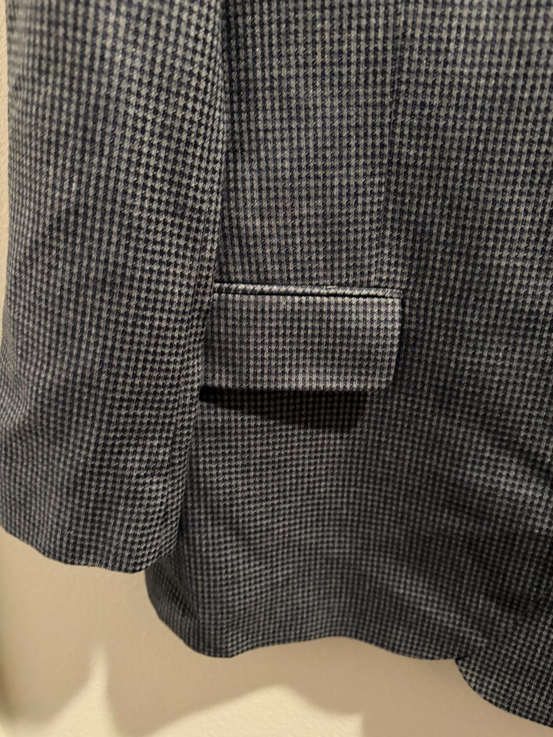 John W. Nordstrom Lanificio di Pray Wool and Silk Houndstooth Blazer 6