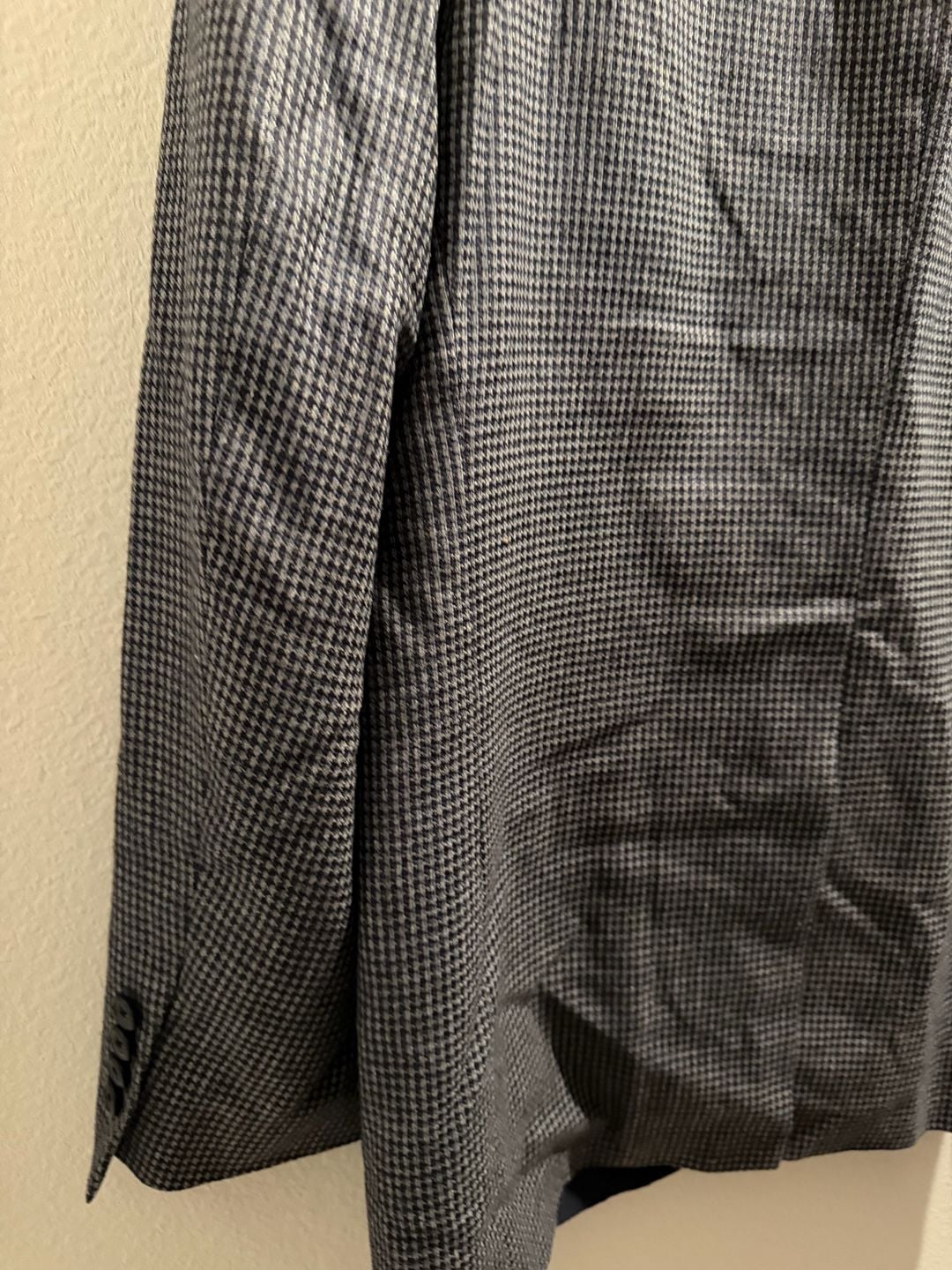 John W. Nordstrom Lanificio di Pray Wool and Silk Houndstooth Blazer 17