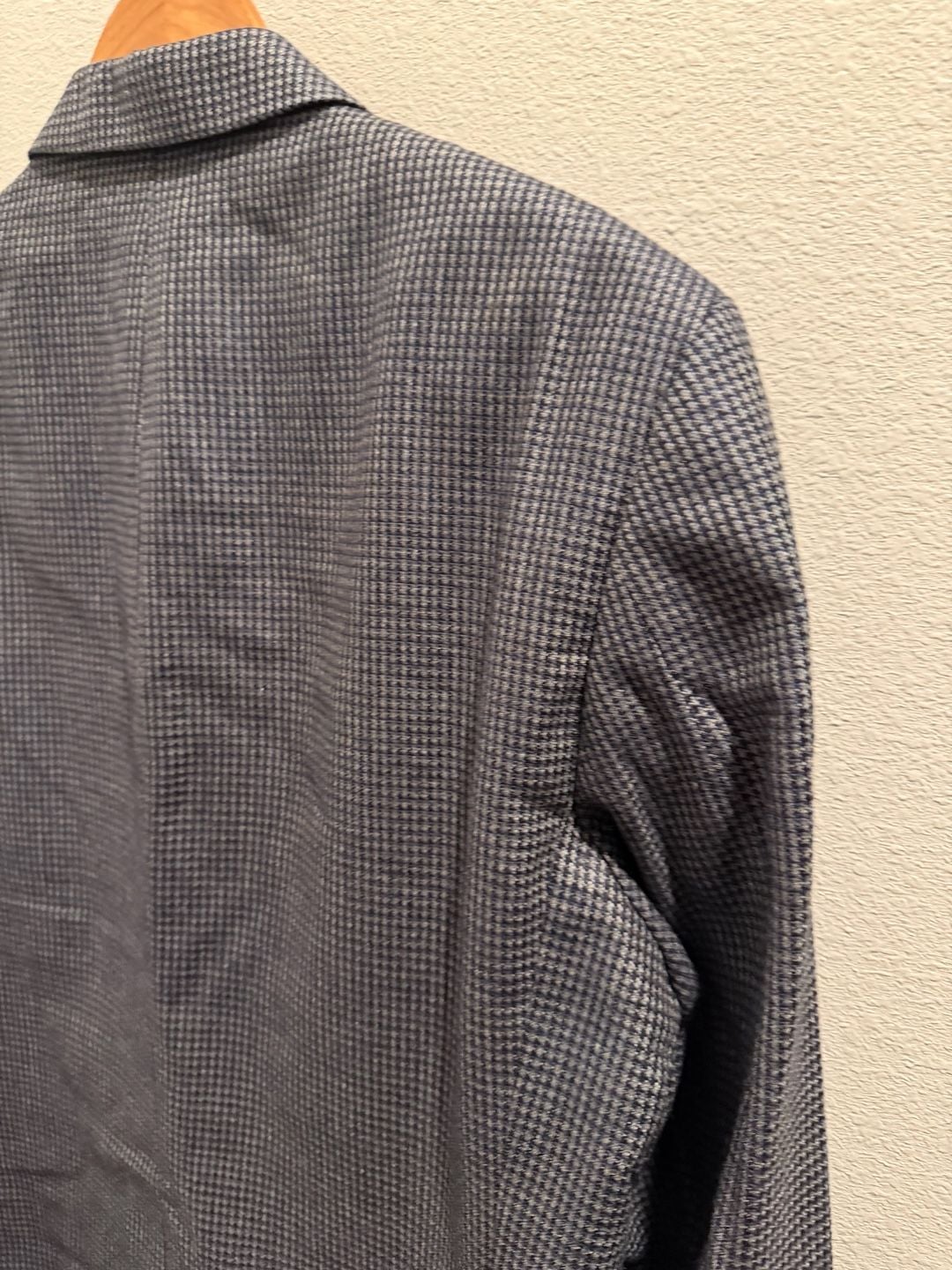 John W. Nordstrom Lanificio di Pray Wool and Silk Houndstooth Blazer 18