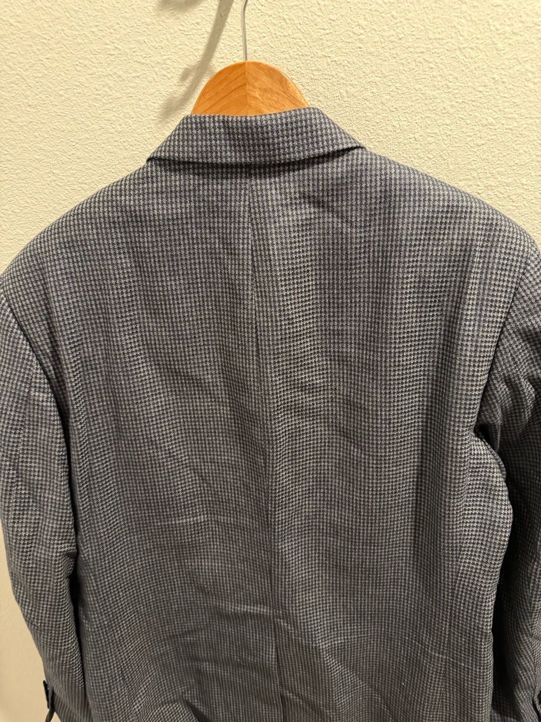 John W. Nordstrom Lanificio di Pray Wool and Silk Houndstooth Blazer 19