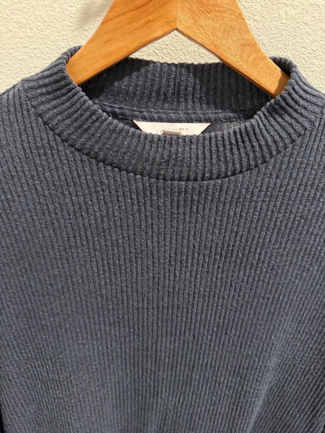 LC Lauren Conrad Ribbed Mock Neck Sweater Dress Size XL 8